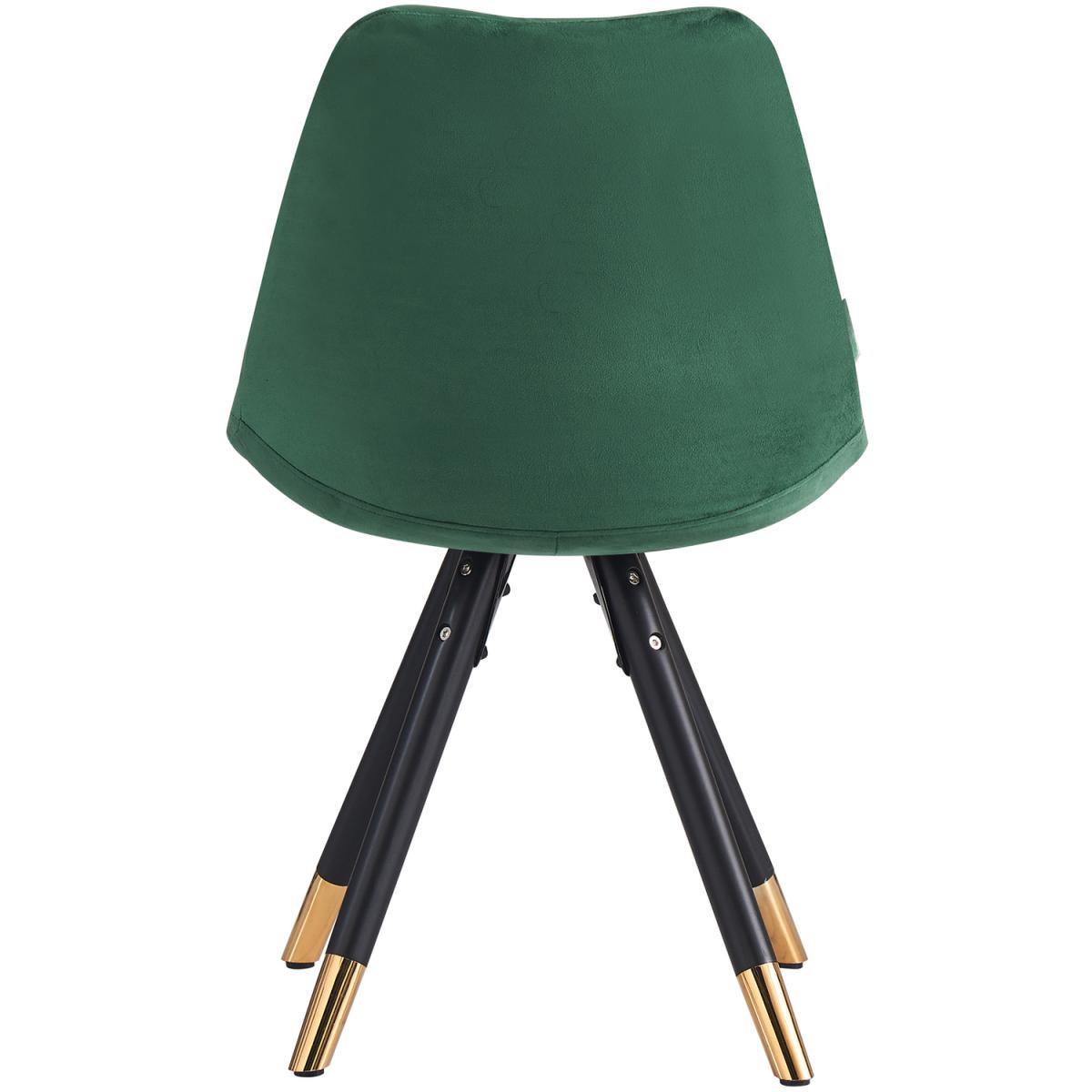 Sofia Cosmo LUX Dining Set with a Table and Chairs Set of 6 - Green – image 2