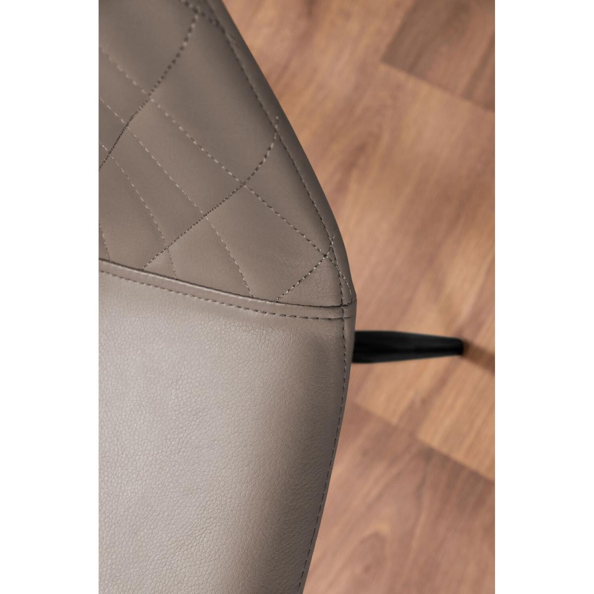 Giovani Round BLACK 120cm Table 4 Corona Black Leg Chairs - Cappuccino – image 3