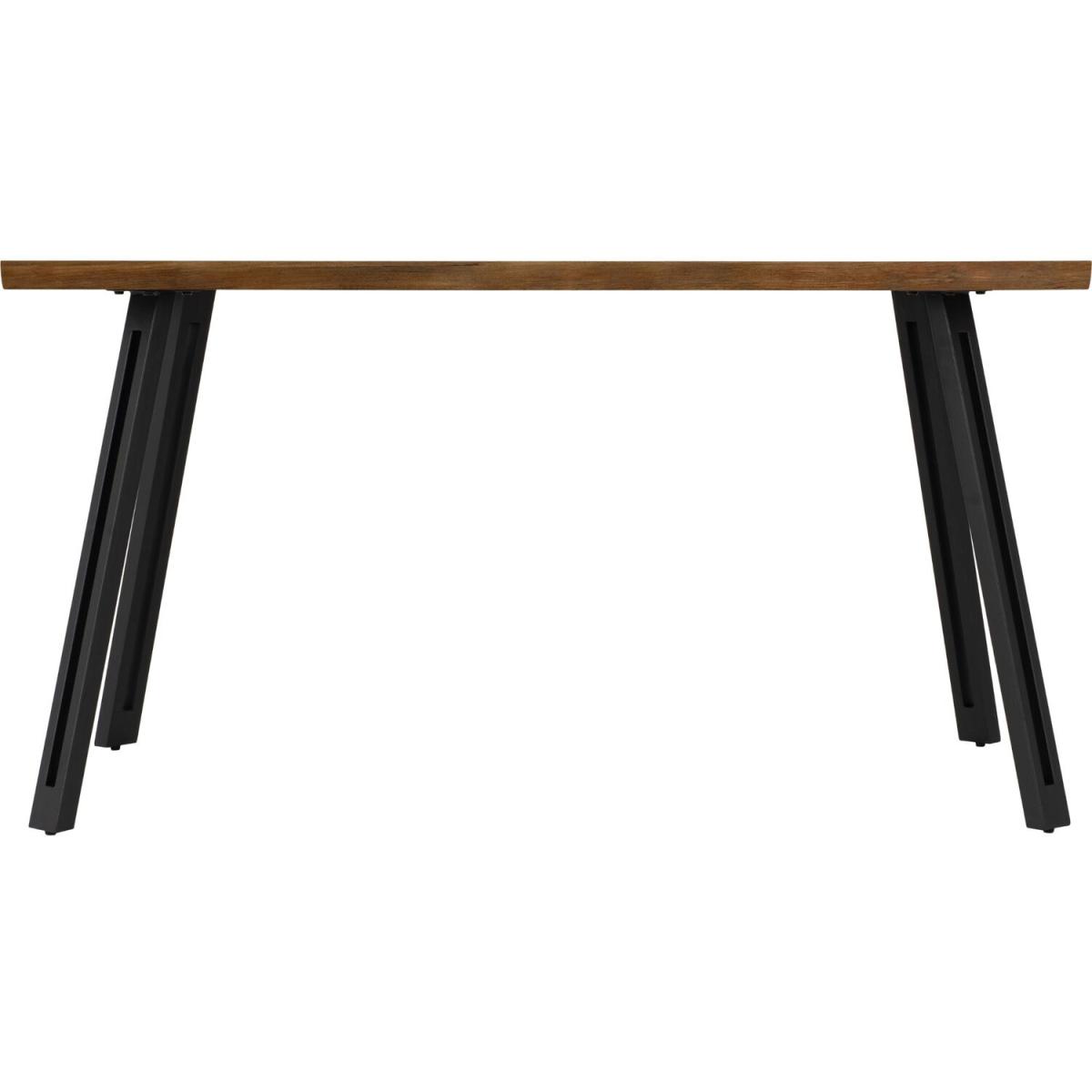 Quebec Straight Edge Dining Set with 4 Avery Chairs - Sapphire Blue Chairs – image 4