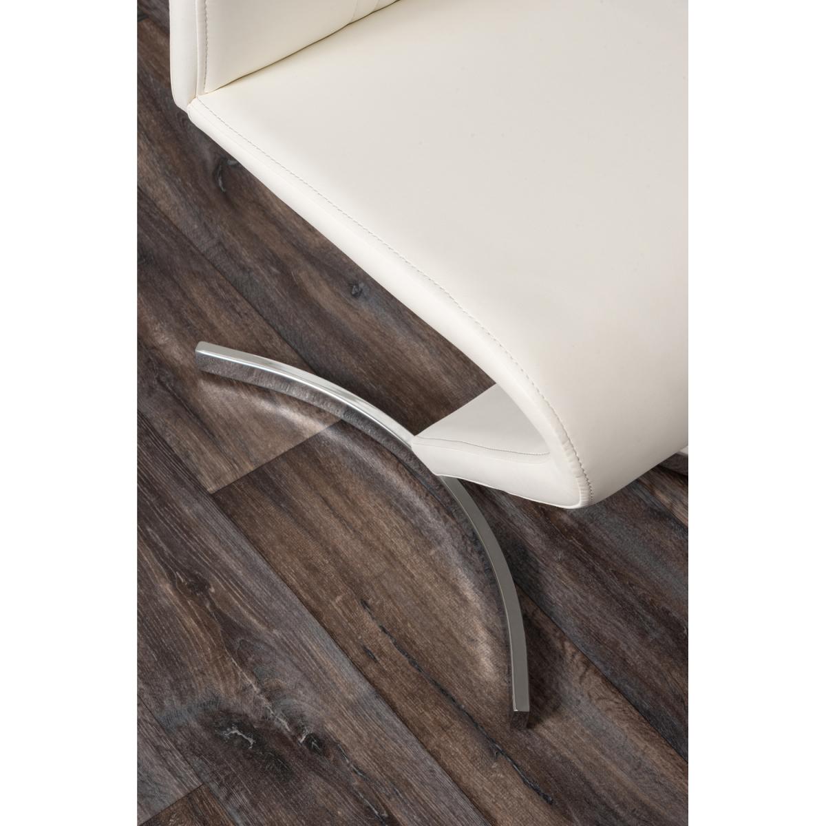 Monza White High Gloss Dining Table  6 Willow Chairs - White – image 6