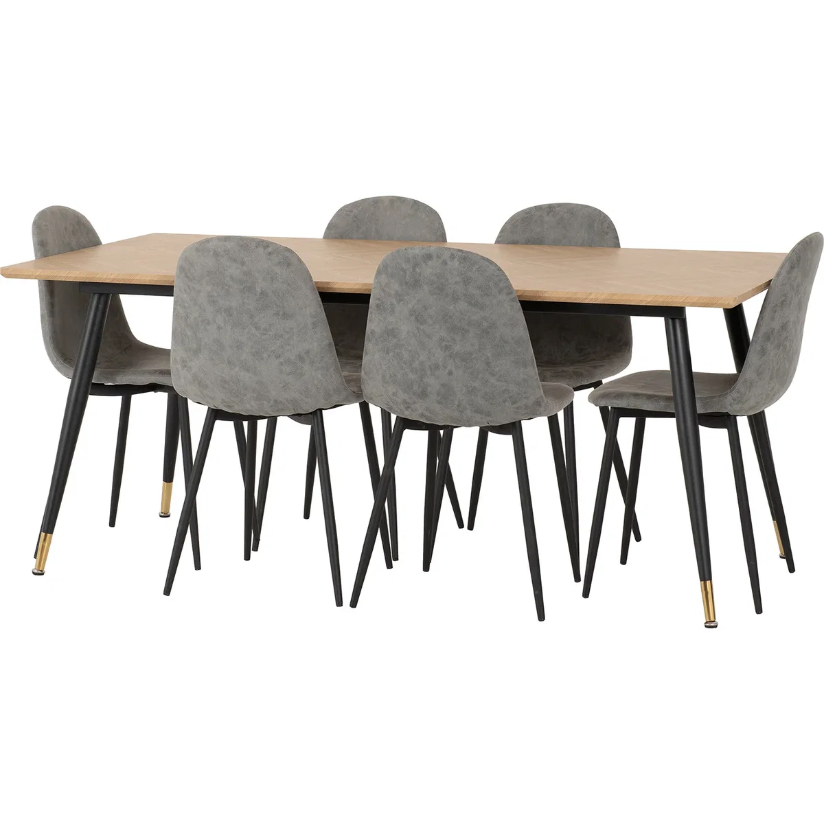 Hamilton and Athens Large Dining Set - Grey – image 7