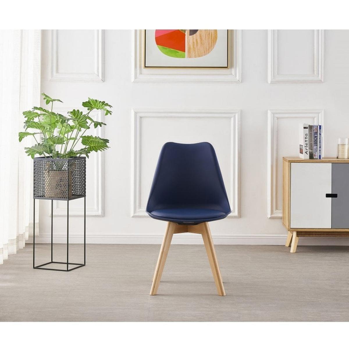 Lorenzo Dallas Dining Set includes a Table with 4 Chairs - Blue – image 2