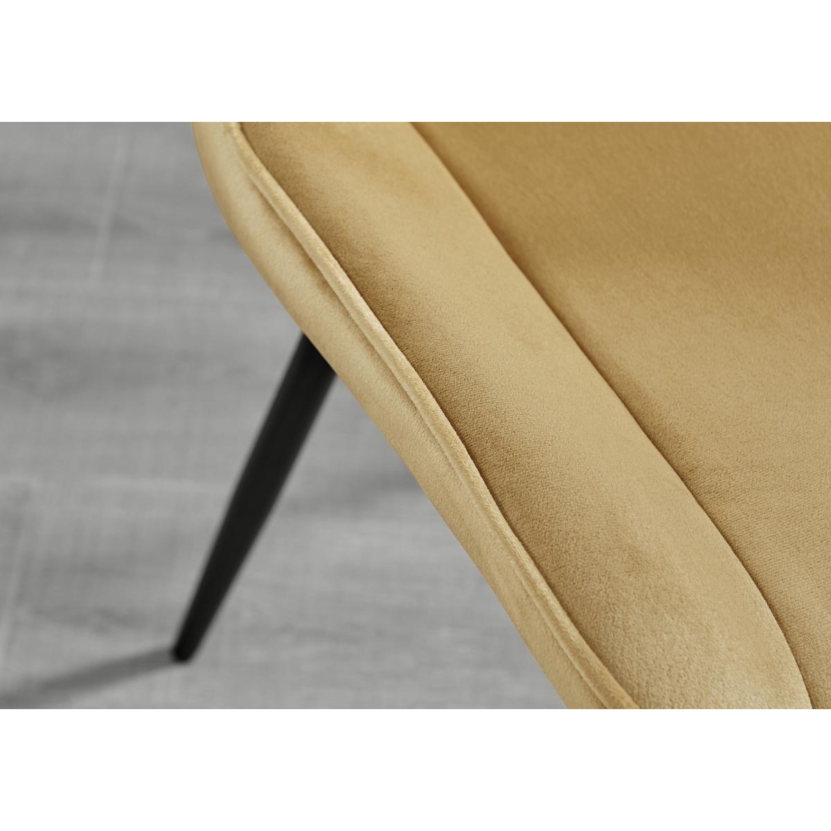 Santorini White Round Dining Table with 6 Pesaro Black Leg Chairs - Cream – image 26