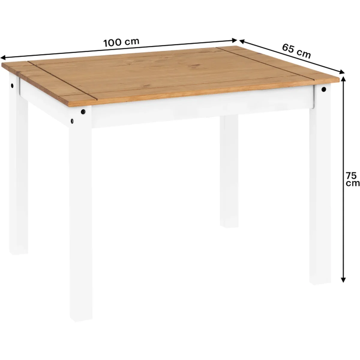 Mercers Furniture Corona Budget Dining Set - Distressed White Wax – image 7