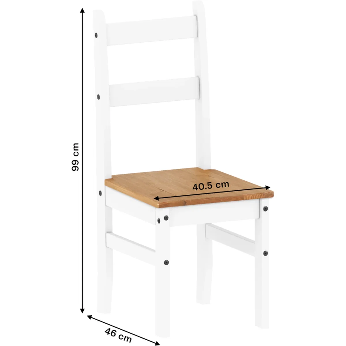 Mercers Furniture Corona Budget Dining Set - Distressed White Wax – image 8