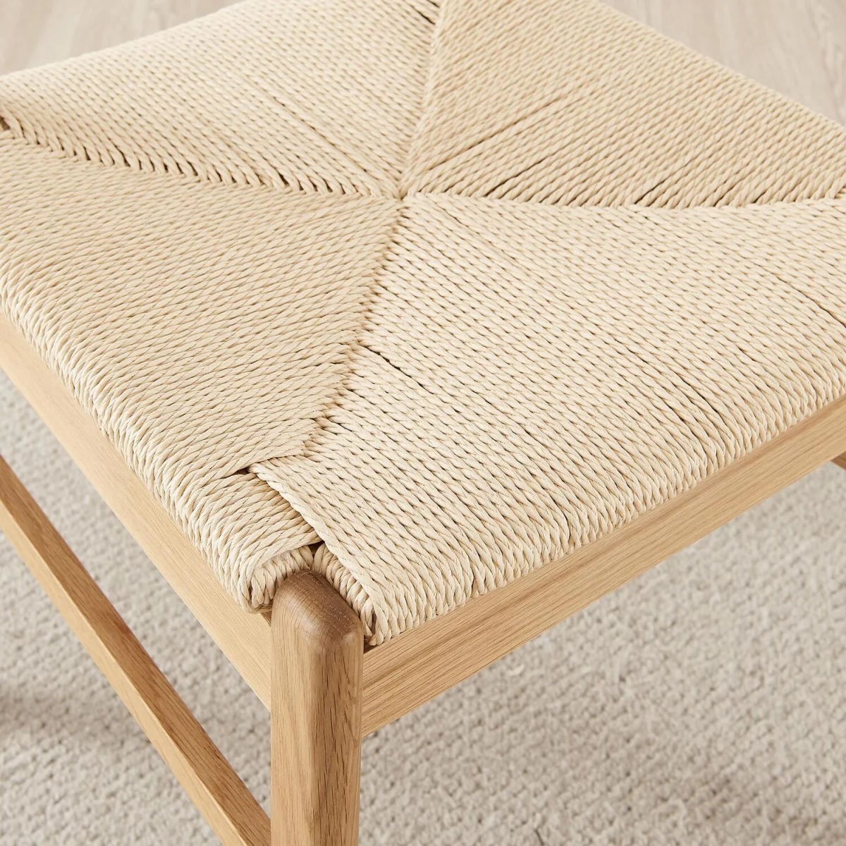 Mette Round Oak Veneer Dining Table 4 Bonnie Chairs - Oak – image 15