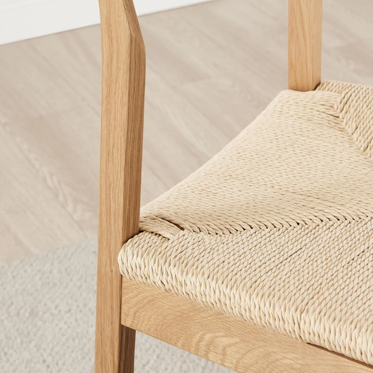 Mette Round Oak Veneer Dining Table 4 Bonnie Chairs - Oak – image 19