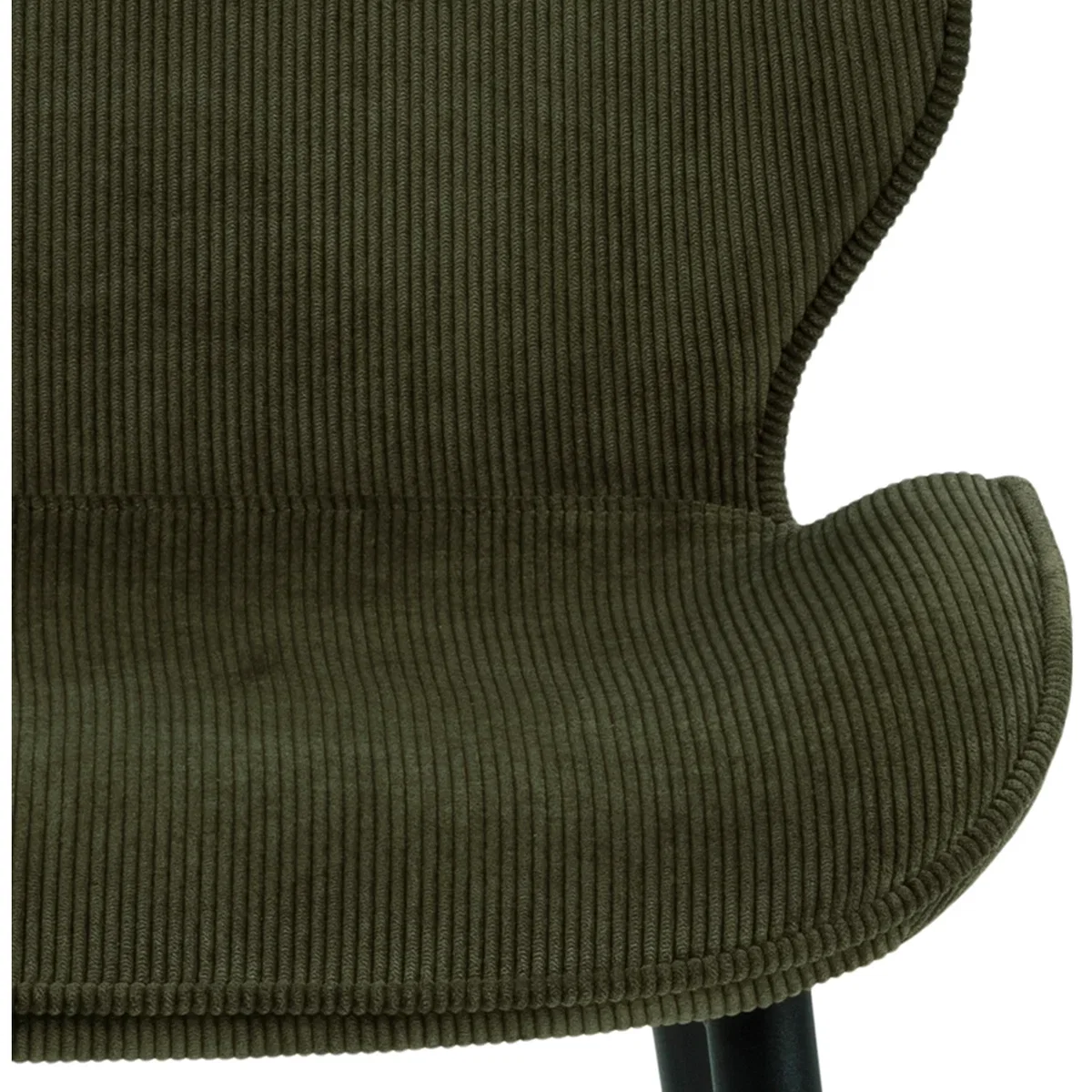 Nagano Round Dining Table in Oak 120cm includes 4 Femke Dining Chairs in Olive Green - Oak & Olive Green – image 2