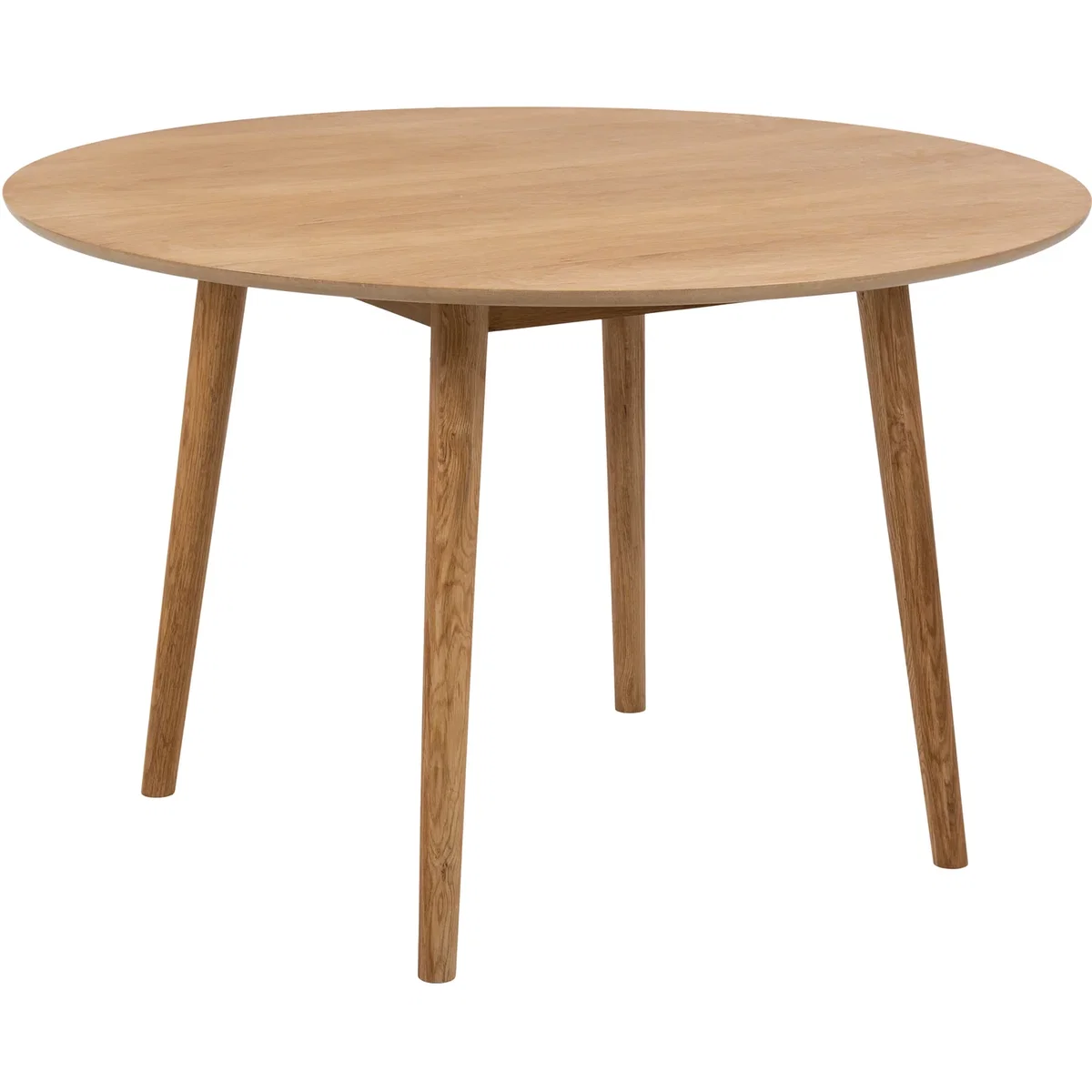 Nagano Round Dining Table in Oak 120cm includes 4 Femke Dining Chairs in Olive Green - Oak & Olive Green – image 6