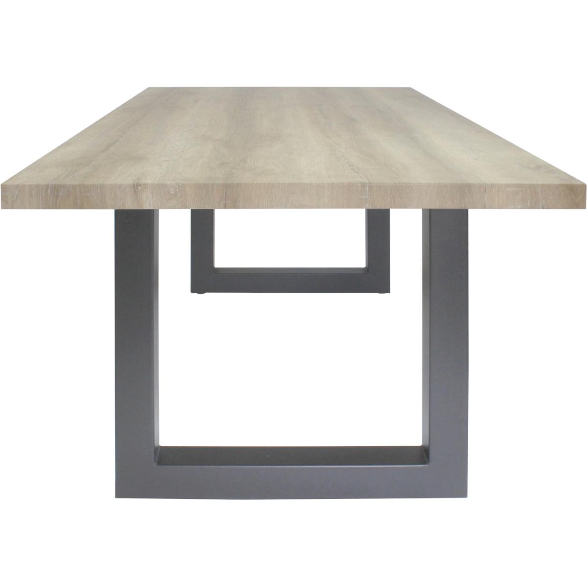 Burton Dining Set - Light Brown / Blue – image 3