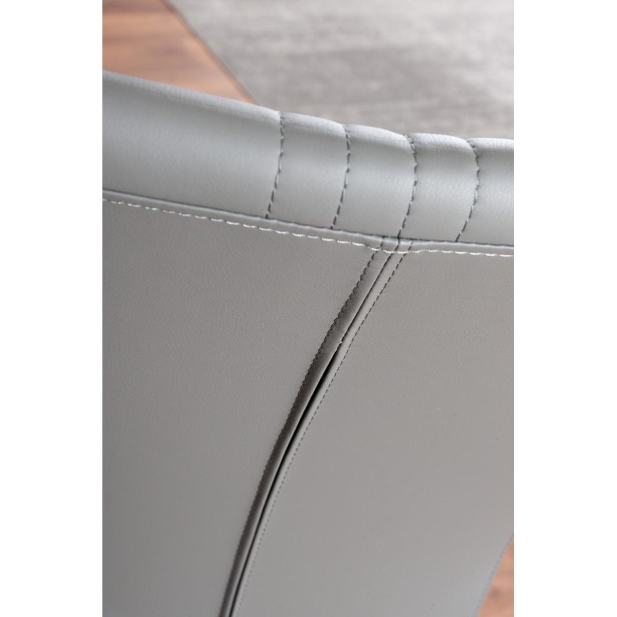 Arezzo Large Extending Dining Table  6 Willow Chairs - Grey – image 9