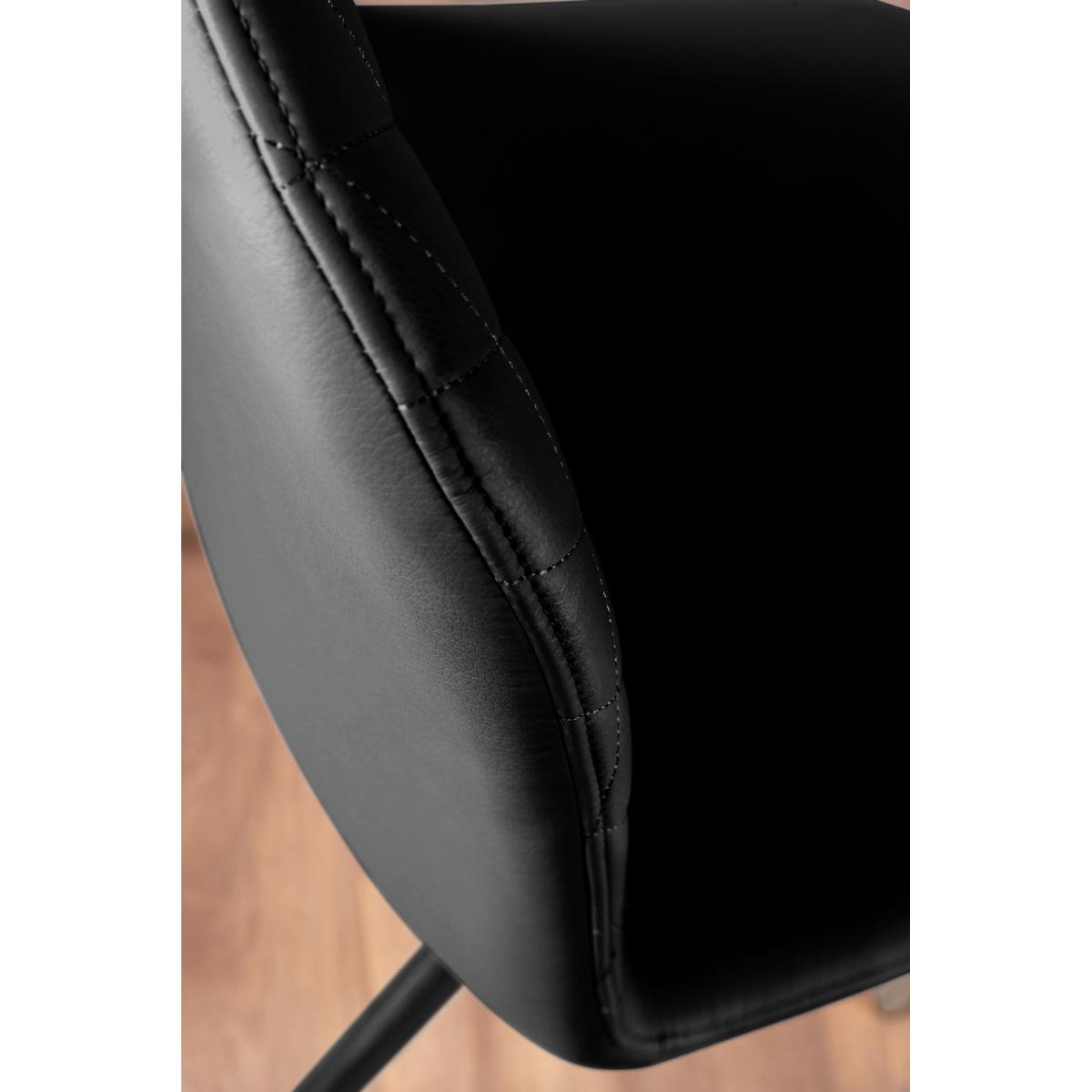 Anders Honey Solid Wood Dining Table  6 Corona Black Leg Chairs - Black – image 11