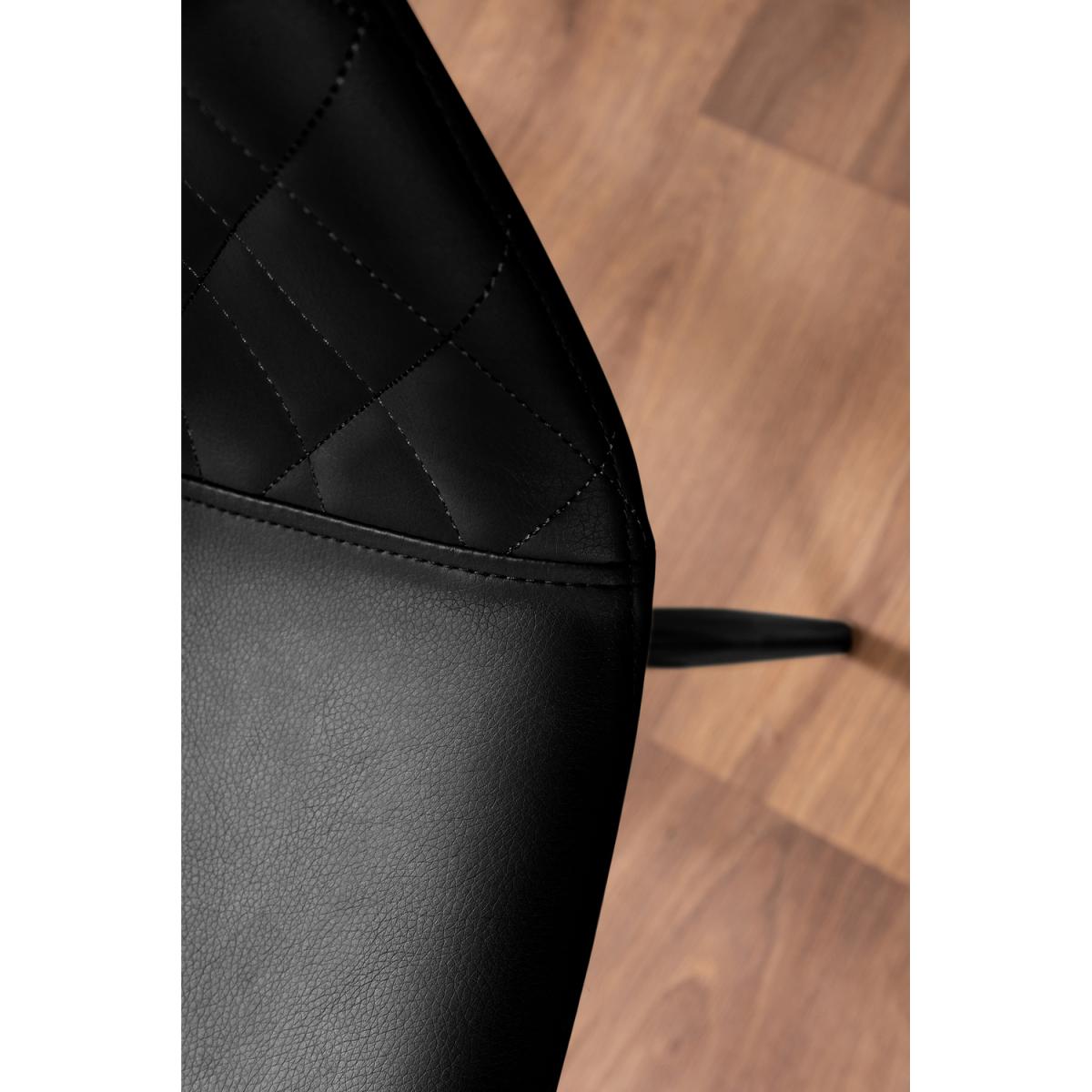 Anders Honey Solid Wood Dining Table  6 Corona Black Leg Chairs - Black – image 10