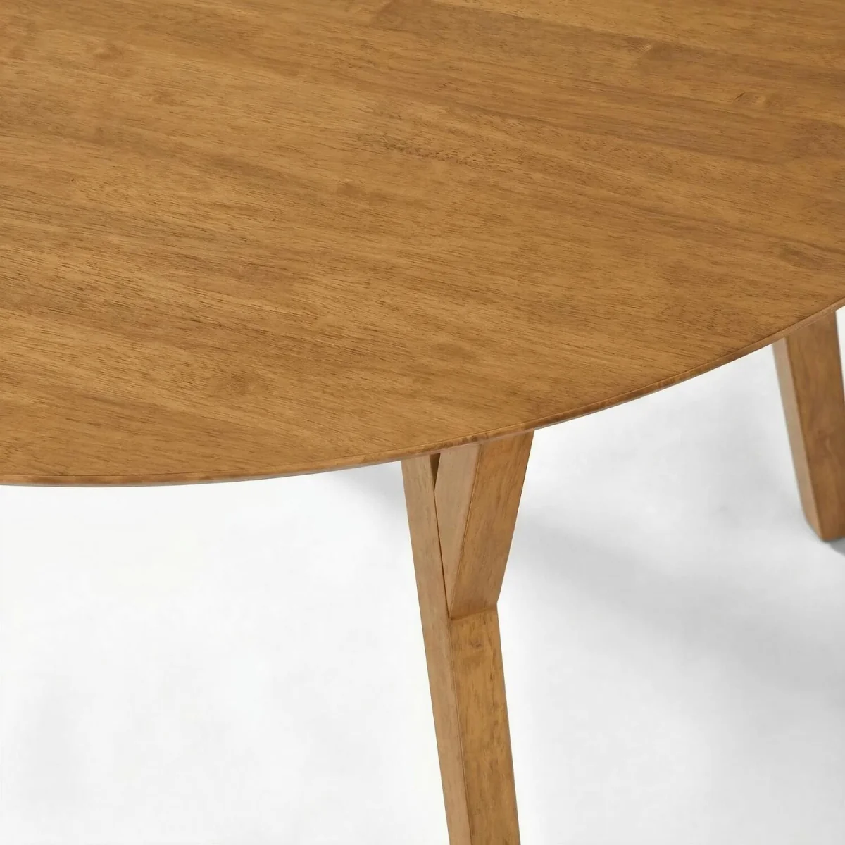 Lynton Walnut Effect Round Wood Dining Table 4 Lynton Chairs - Walnut – image 2