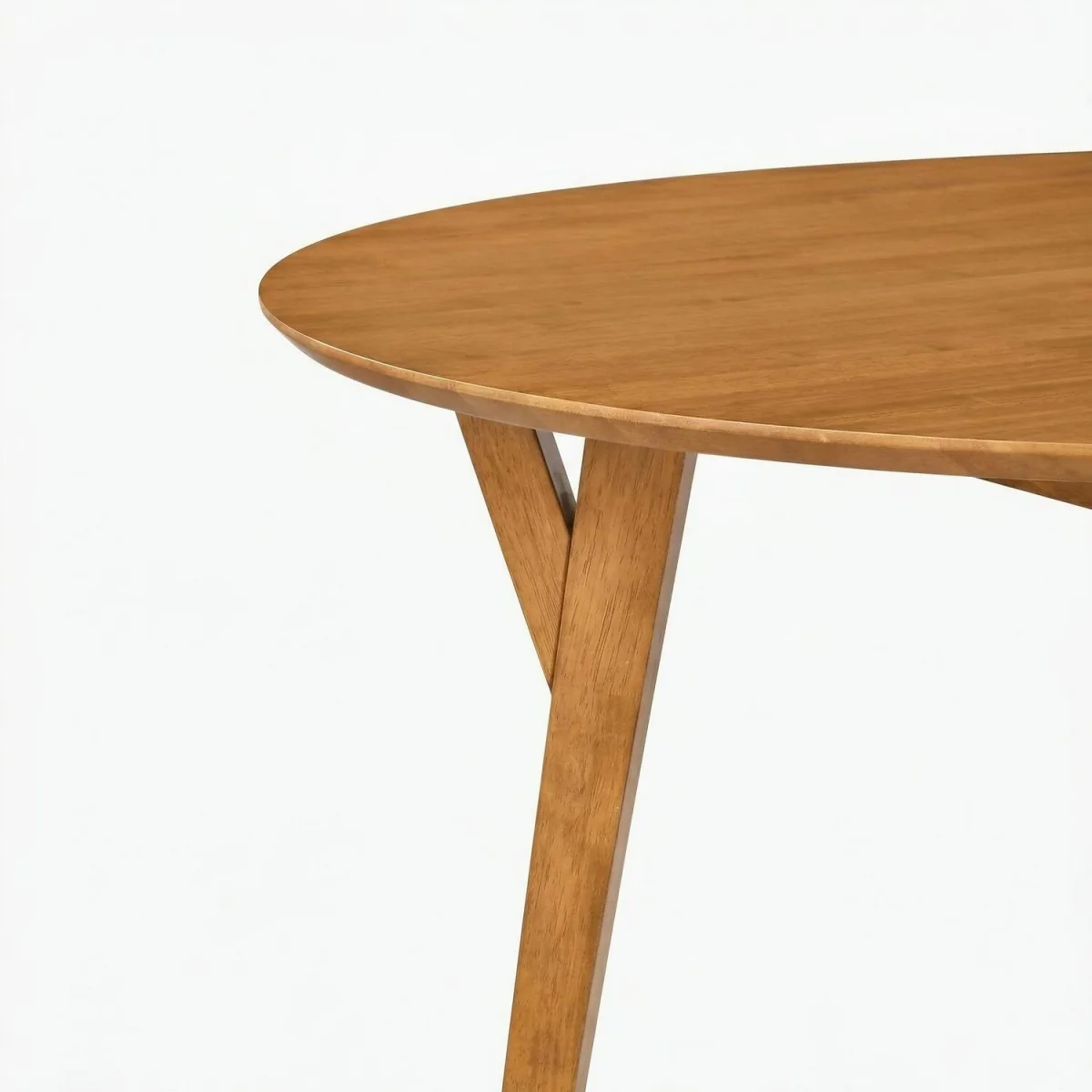 Lynton Walnut Effect Round Wood Dining Table 4 Lynton Chairs - Walnut – image 11