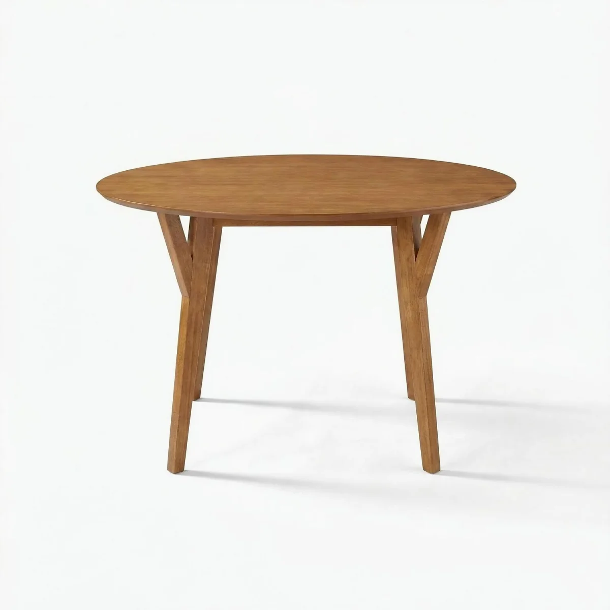 Lynton Walnut Effect Round Wood Dining Table 4 Lynton Chairs - Walnut – image 10