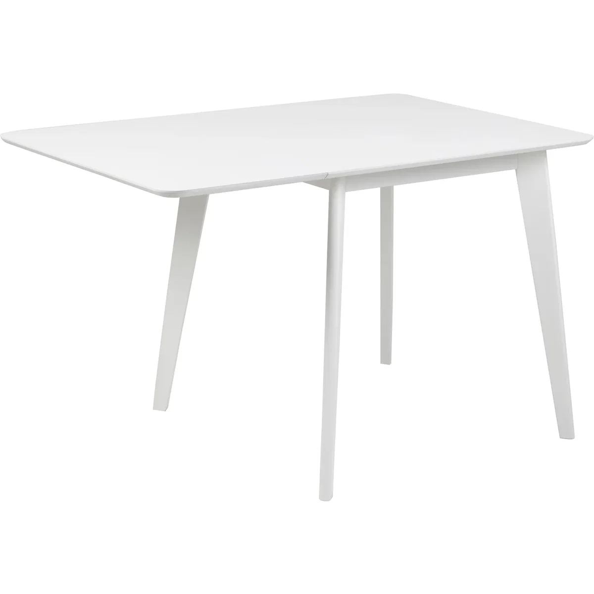 Roxby Square Dining Table in White 120x80cm includes 2 Roxby Dining Chairs in White - White – image 4