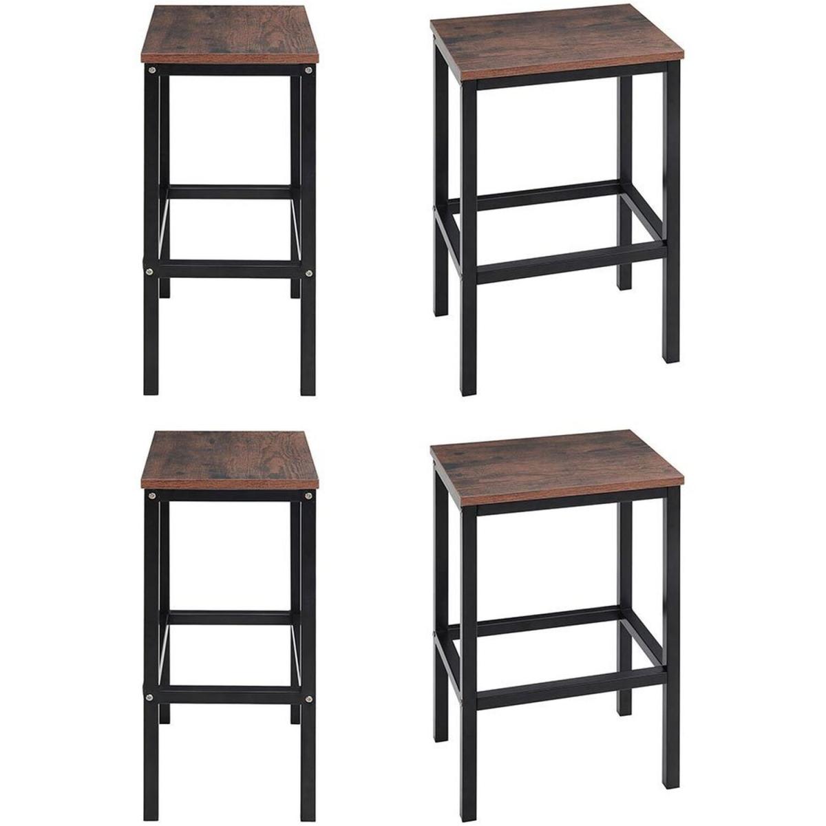 Set of 5pcs Dining Table Set - Brown – image 3