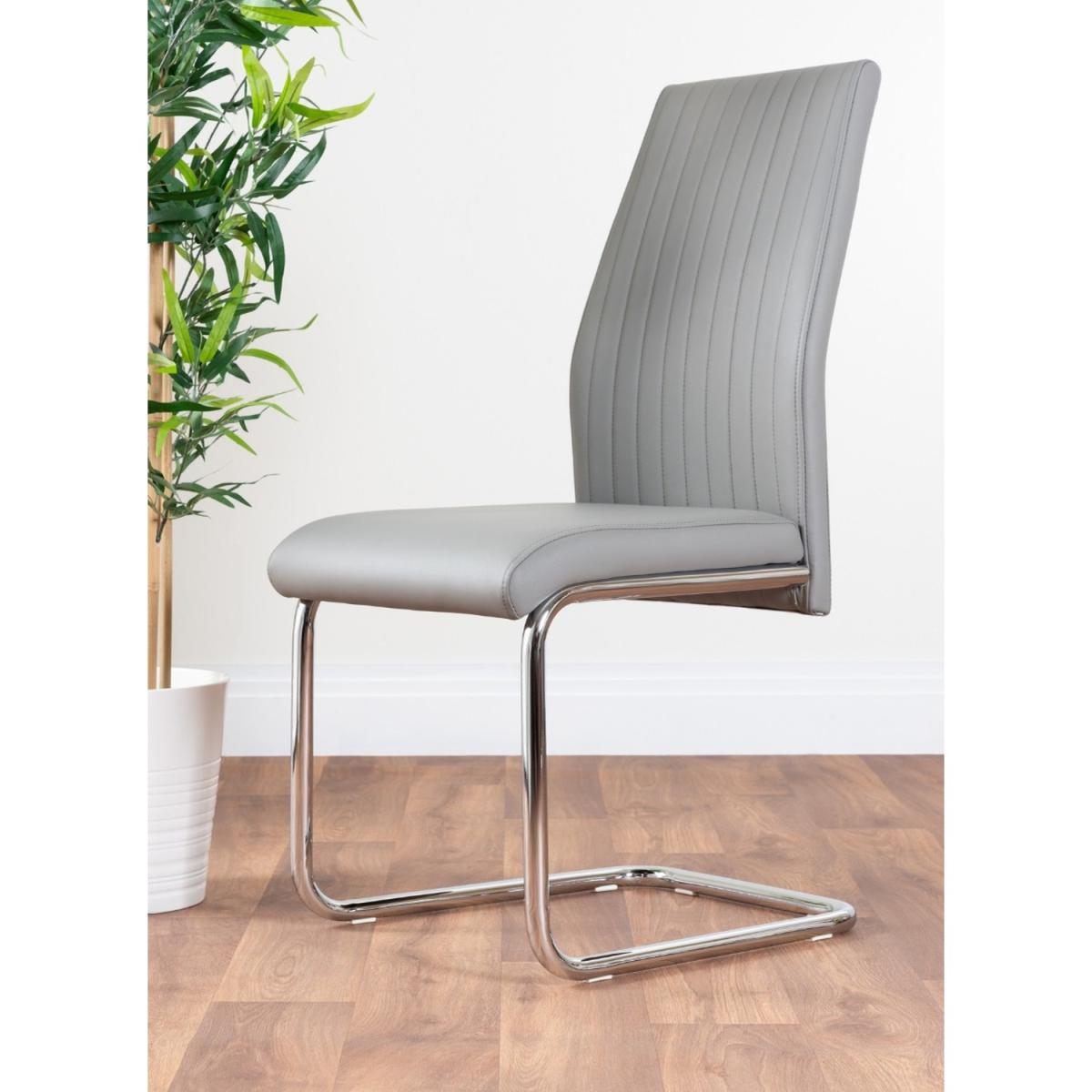 Leonardo Dining Table and 6 Lorenzo Chairs - Grey – image 8