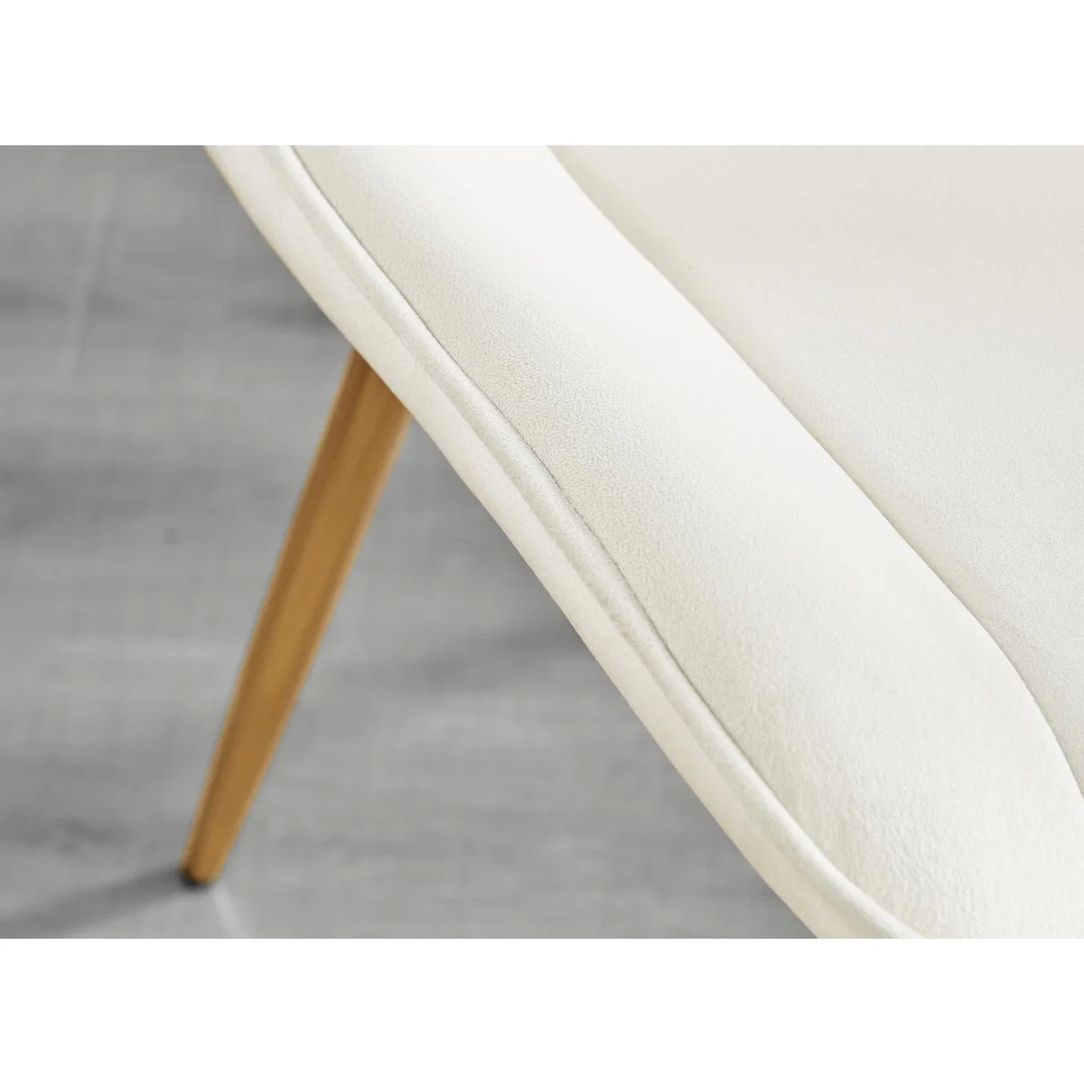 Enna White Glass Extending Dining Table With Four Pesaro Silver Leg Chairs - Navy – image 19