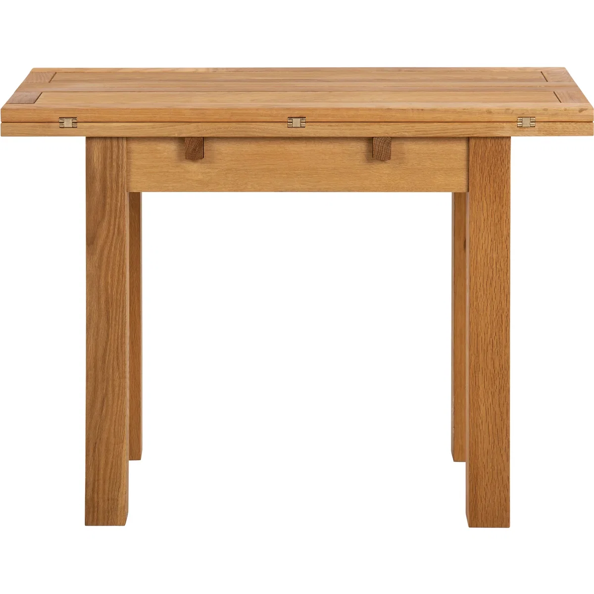 Kenley Extending Dining Table in Oak 45-90cm includes 4 Riano Dining Chairs in Black - Oak & Black – image 4
