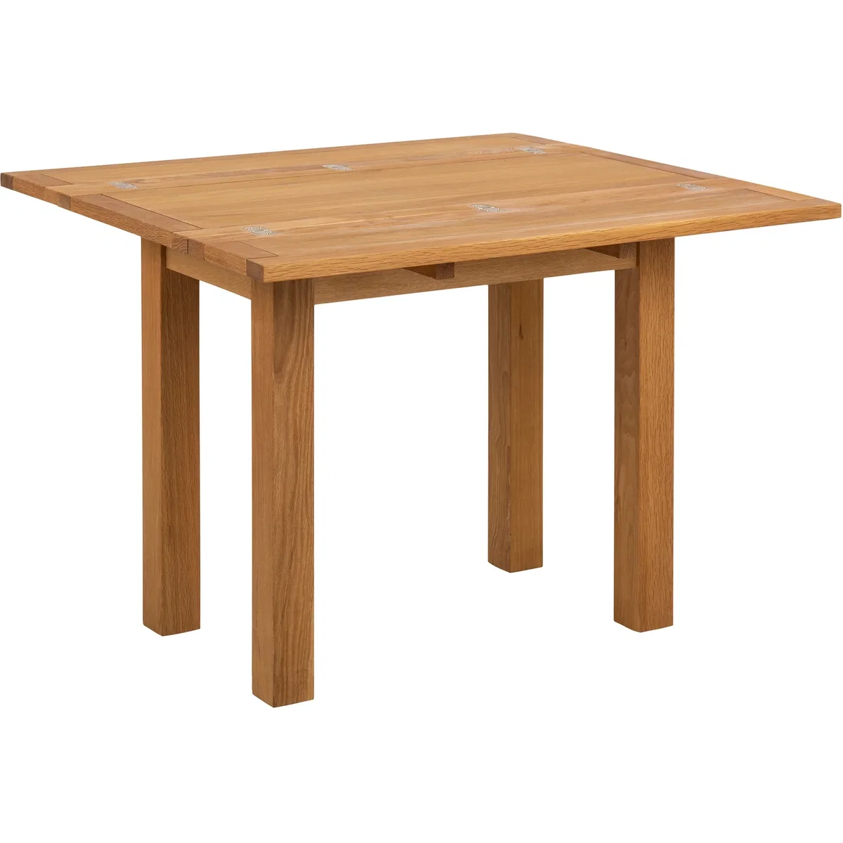 Kenley Extending Dining Table in Oak 45-90cm includes 4 Riano Dining Chairs in Black - Oak & Black – image 5