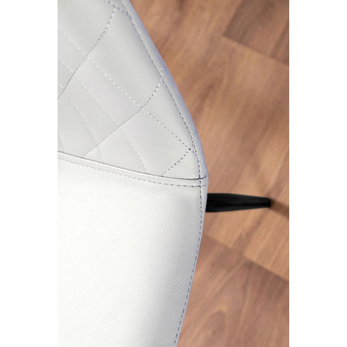 Giovani Round BLACK 120cm Table 4 Corona Black Leg Chairs - White – image 4