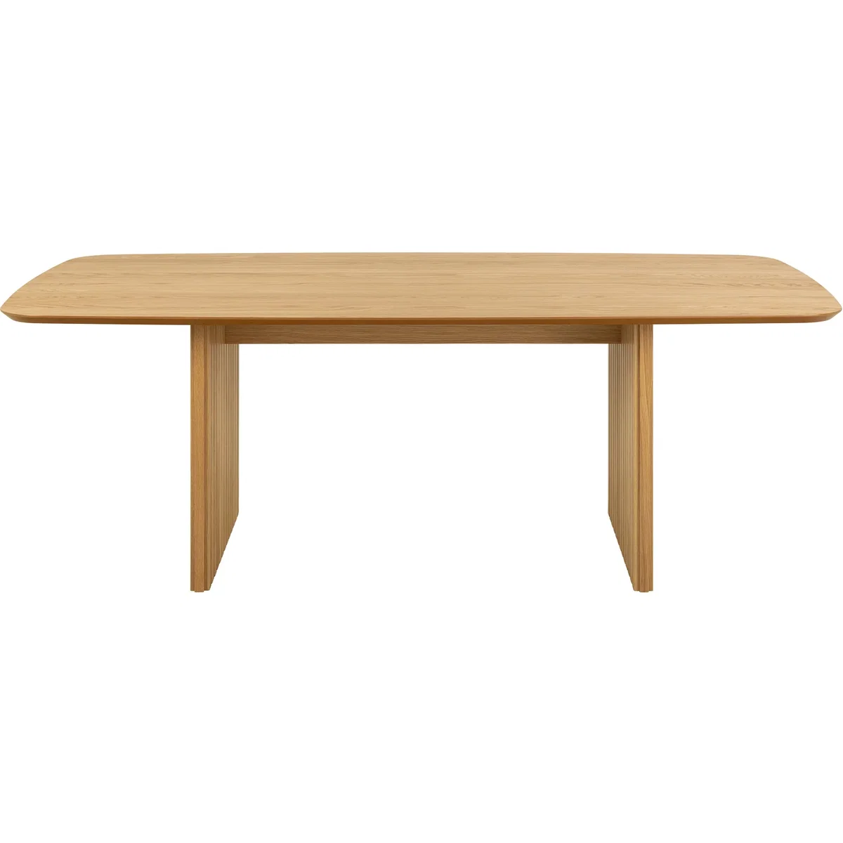 Christo Dining Table in Oak 220x105cm including 6 Lima Dining Chairs with Armrest in Black - Oak – image 3