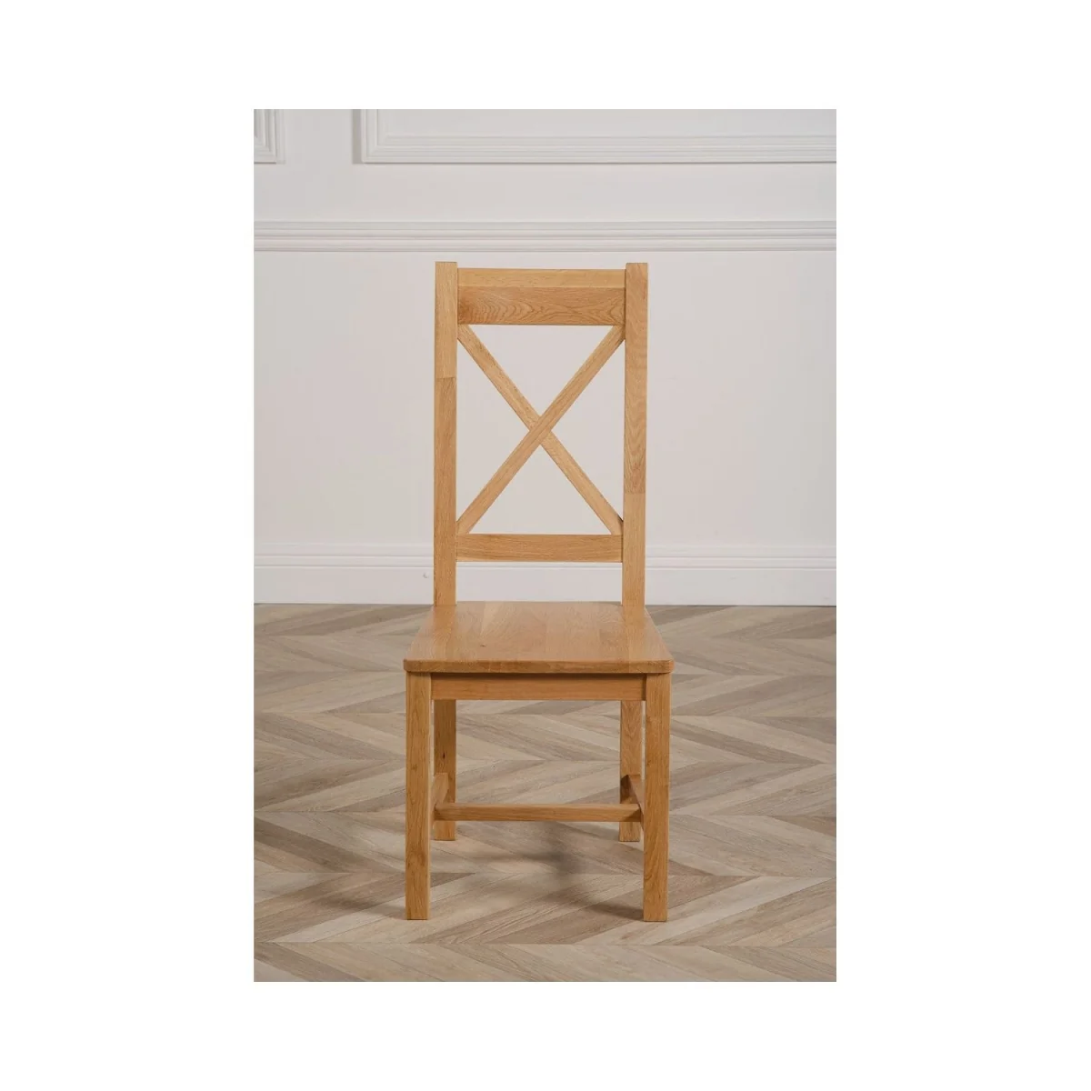 Richmond 140-220cm Oak Extending Dining Table and 4 Berkeley Chairs - Brown – image 2