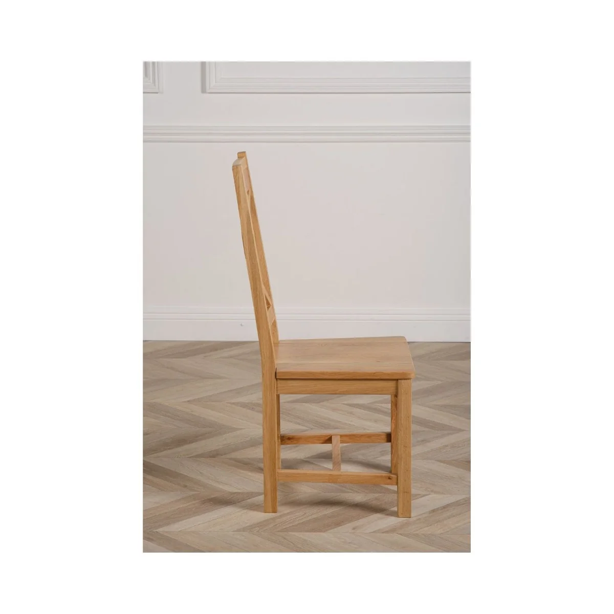 Richmond 140-220cm Oak Extending Dining Table and 4 Berkeley Chairs - Brown – image 4