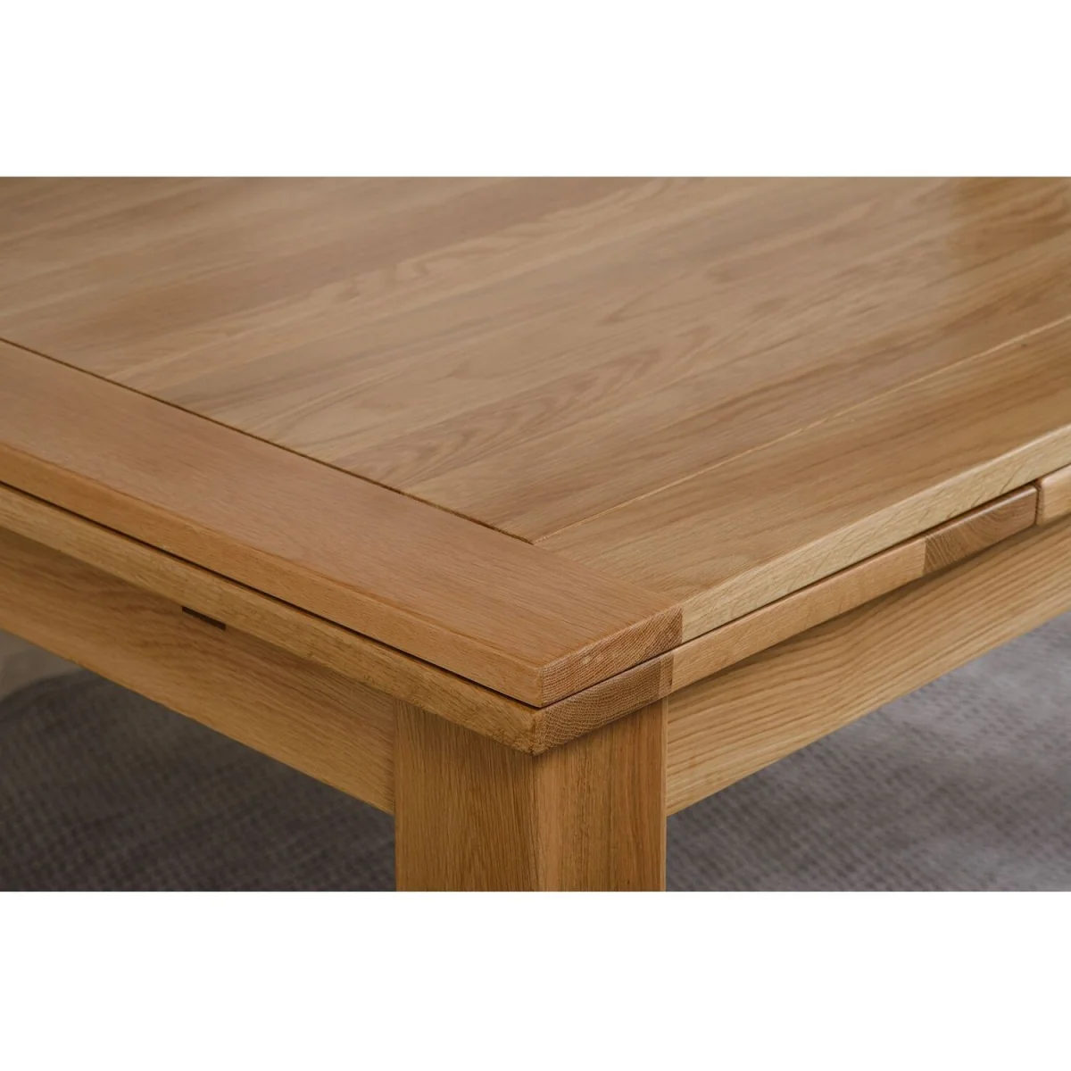 Richmond 140-220cm Oak Extending Dining Table and 4 Berkeley Chairs - Brown – image 9