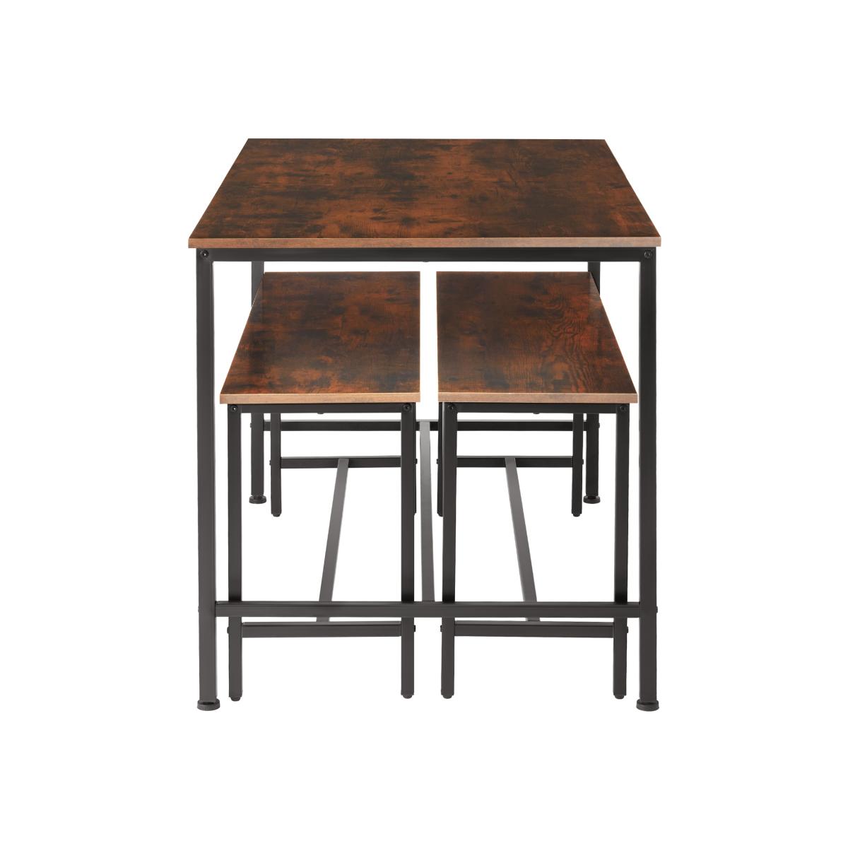 Kitchen Table Set Bolton - Industrial Dark