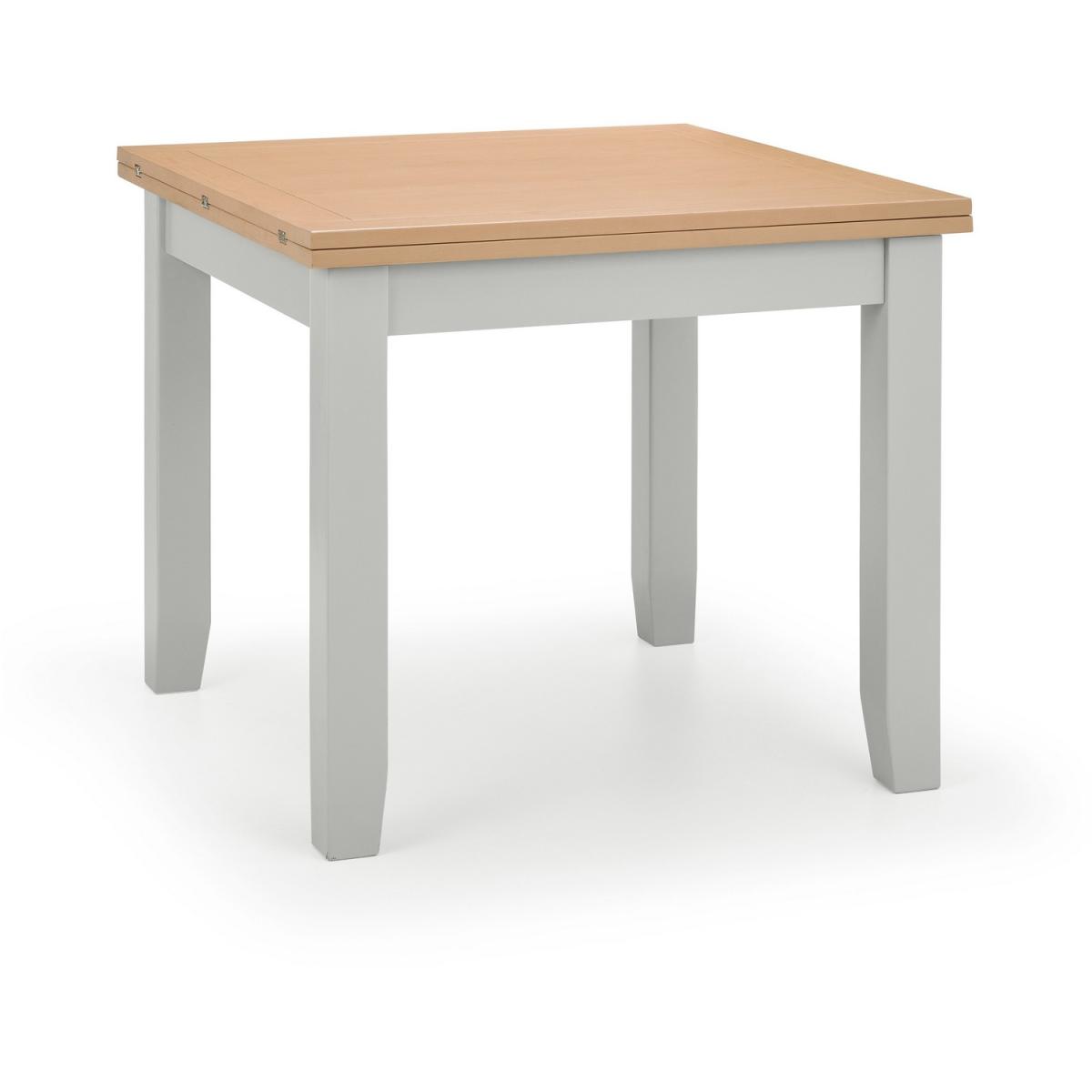 Richmond Flip-Top Table and Chairs Set - Grey / 1 Table and 6 Chairs – image 7
