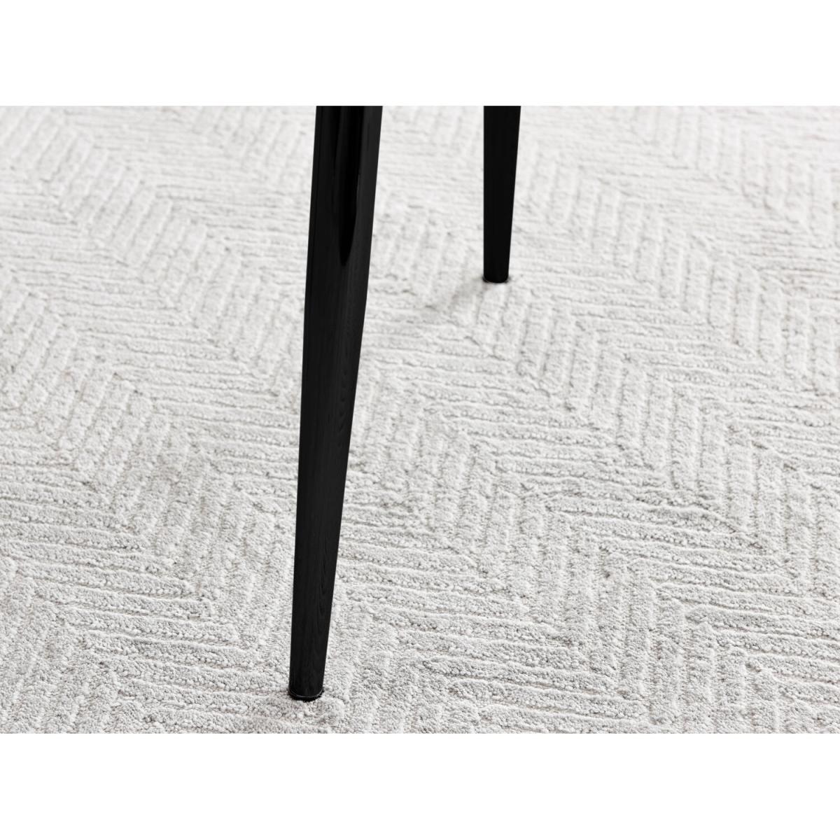 Otto Dark Walnut Solid Wood Dining Table and 4 Calla Black Leg Chairs - Mustard – image 41