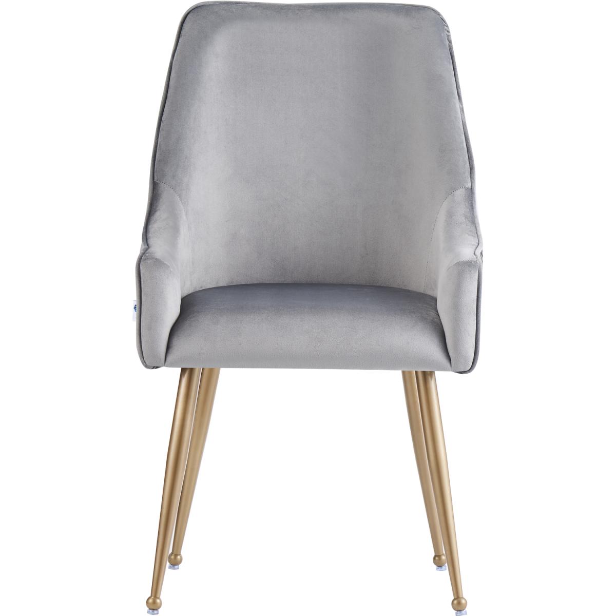 Soho Cosmo LUX Dining Set Include a Table and 6 Velvet Upholstered Chairs - Blue – image 15