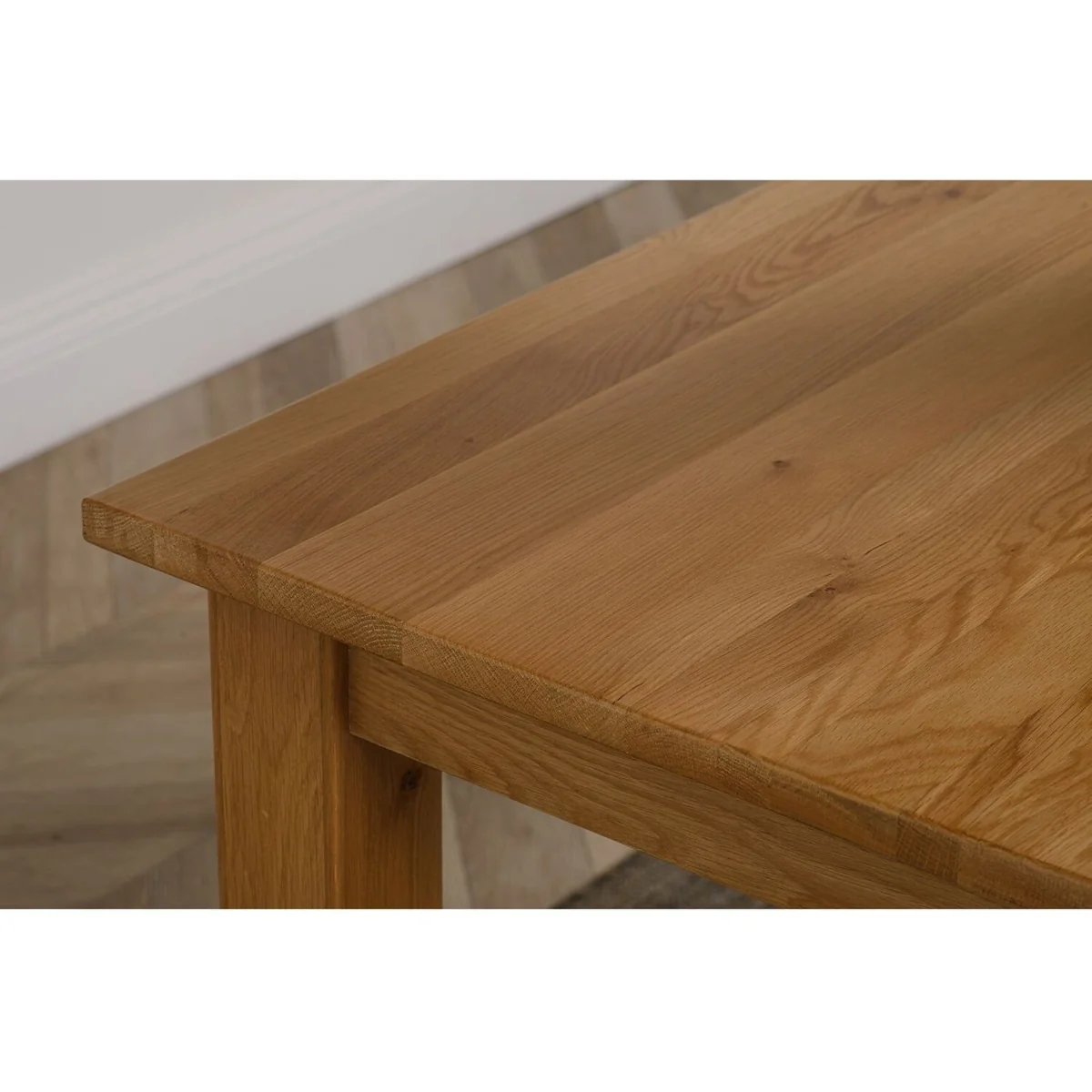 Oslo 150 x 90 cm Medium Oak Dining Table and 6 Yale Chairs - Brown – image 10