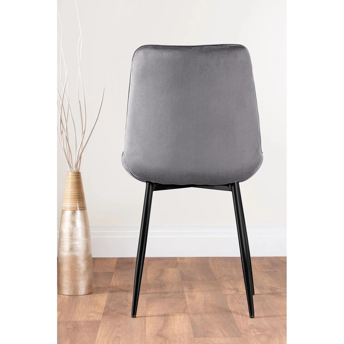Leonardo 4 Table and 4 Pesaro Black Leg Chairs - Blue – image 28