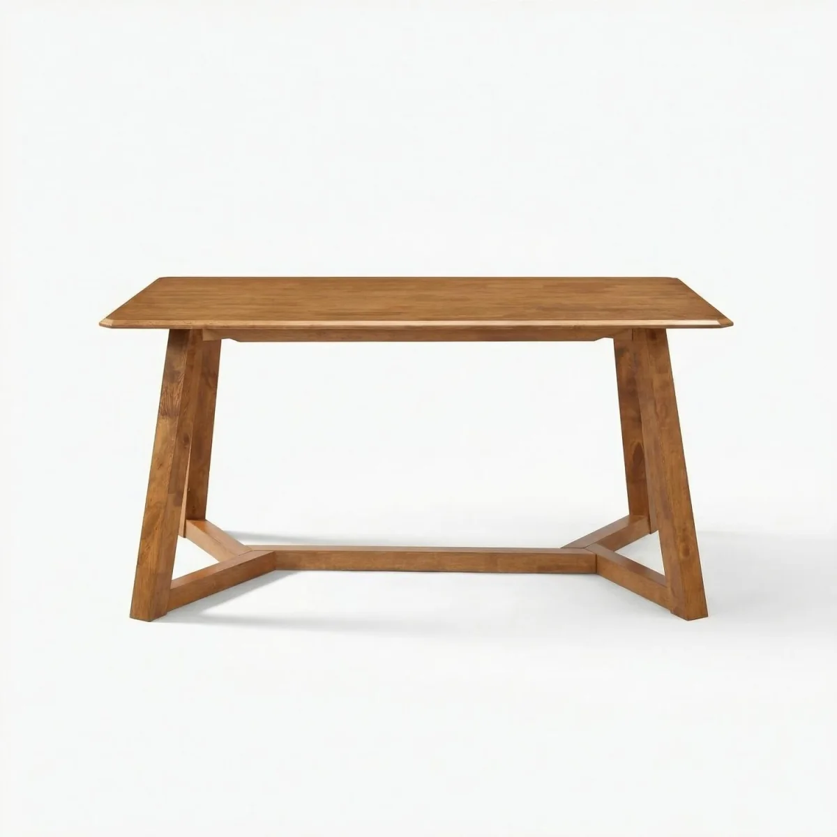 Lulworth Walnut Effect Wood Dining Table 6 Beaumont Chairs - Green – image 4
