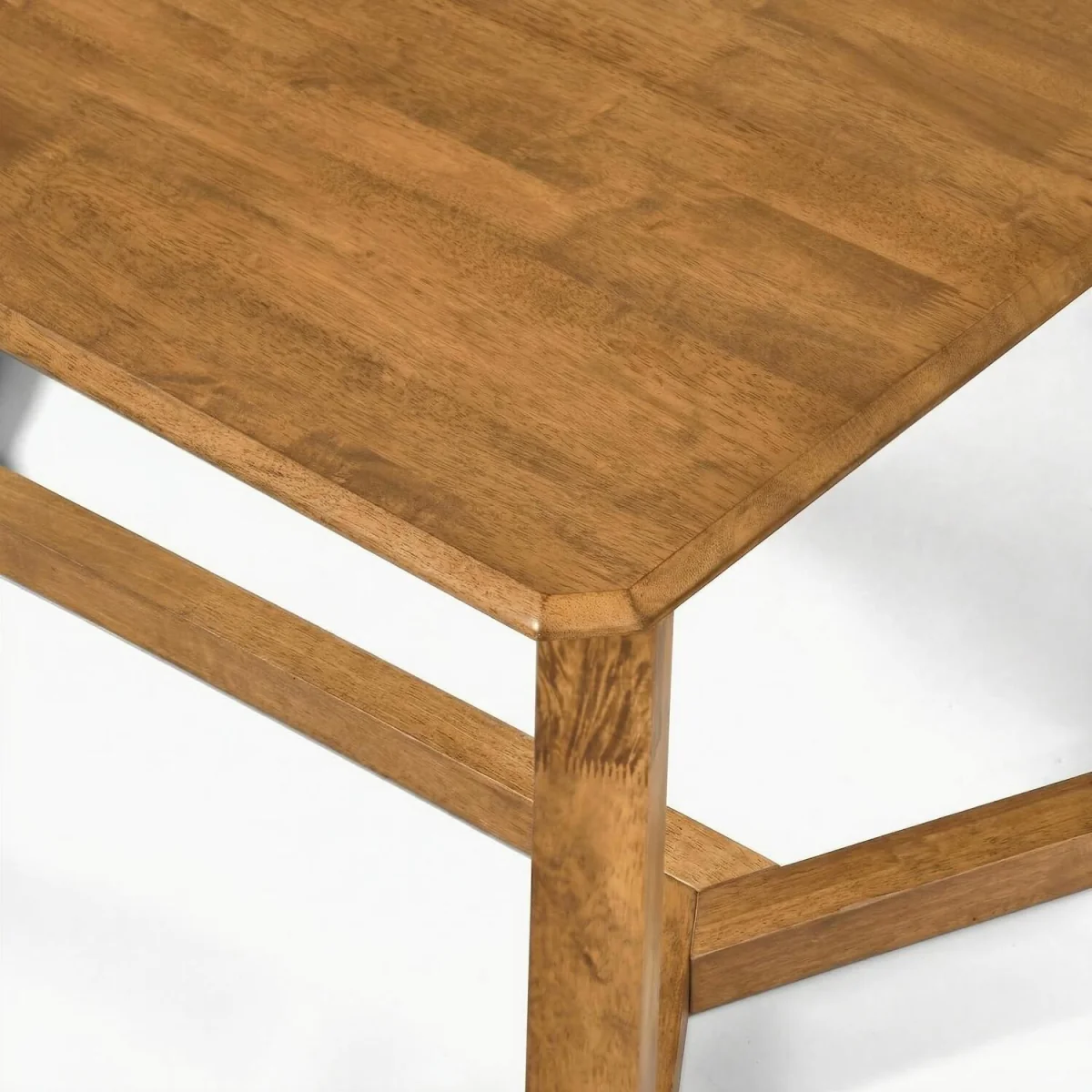 Lulworth Walnut Effect Wood Dining Table 6 Beaumont Chairs - Green – image 5