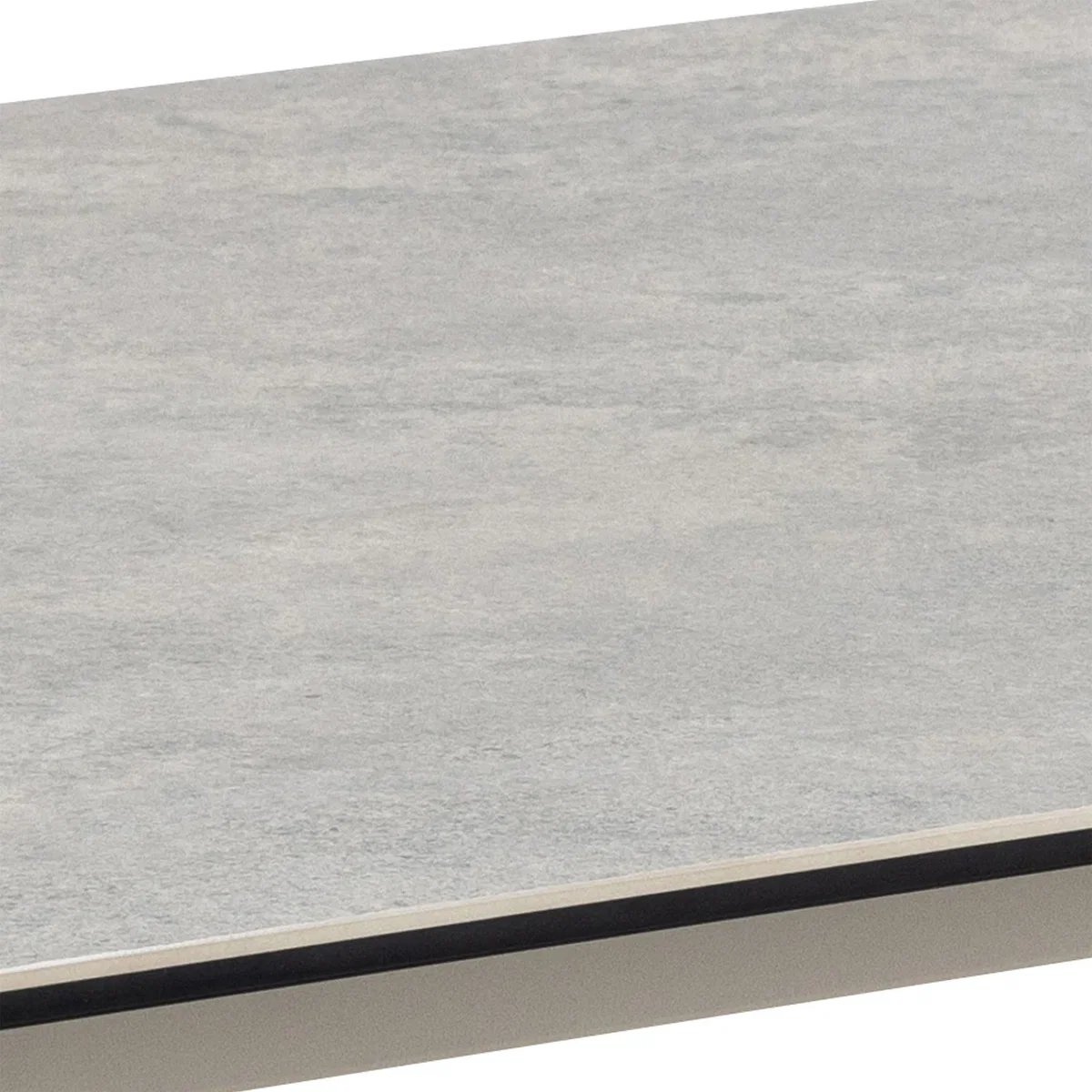 Palermo Ceramic Dining Table in Grey 160x90cm includes 4 Ella Swivel Beige Dining Chairs - Grey & Beige – image 10