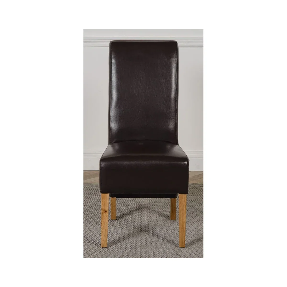 Oslo 180 x 90 cm Large Oak Dining Table and 6 Montana Leather Chairs - Red – image 20