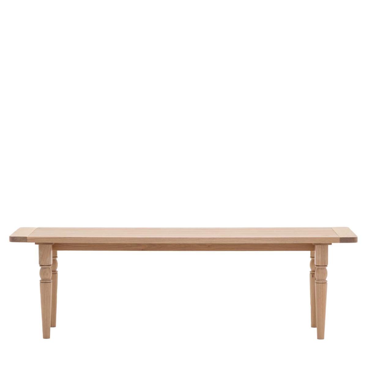 Harrogate Dining Bench in Natural – image 3
