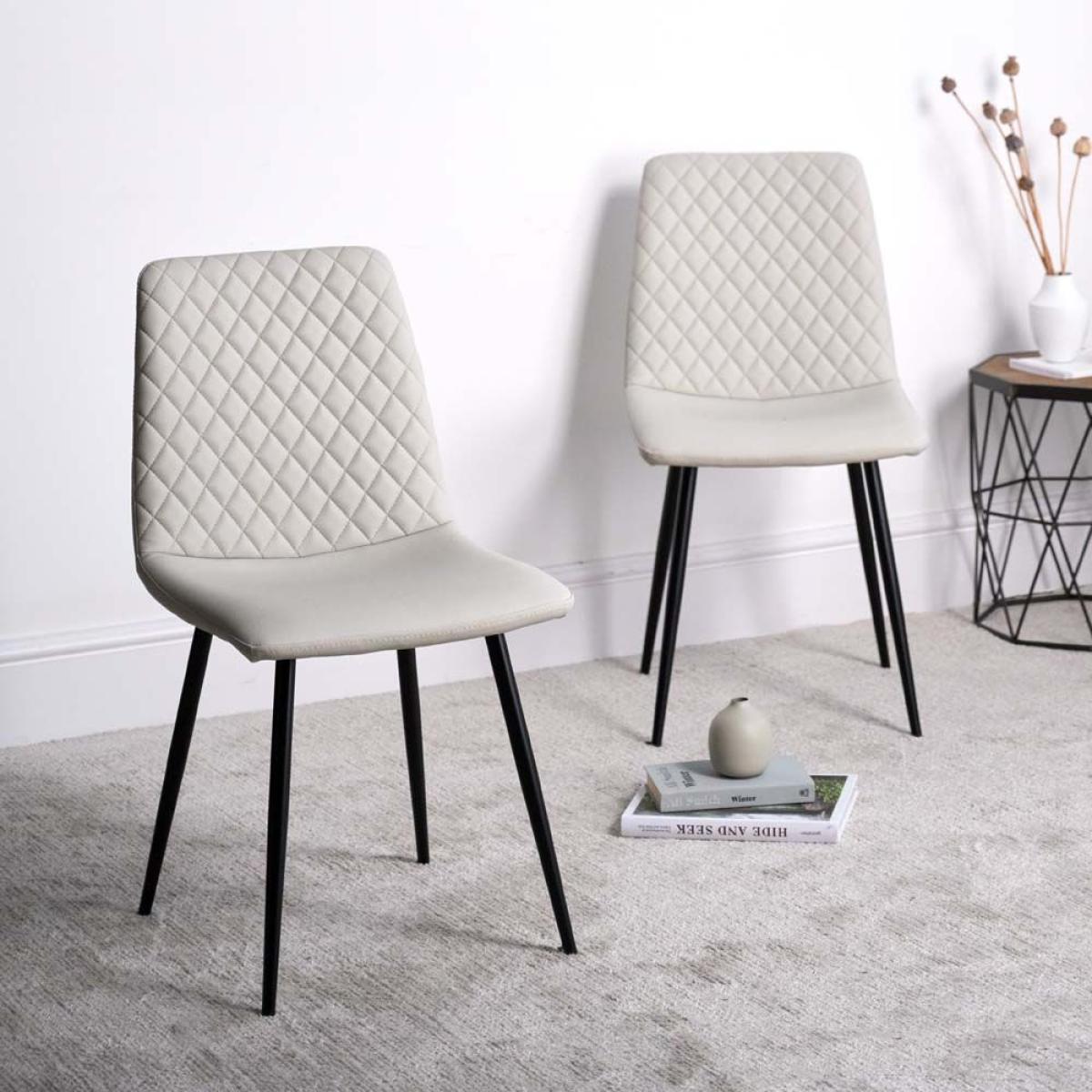 Lutina Round Glass Dining Table Ripley Chairs x4 Chalk – image 5