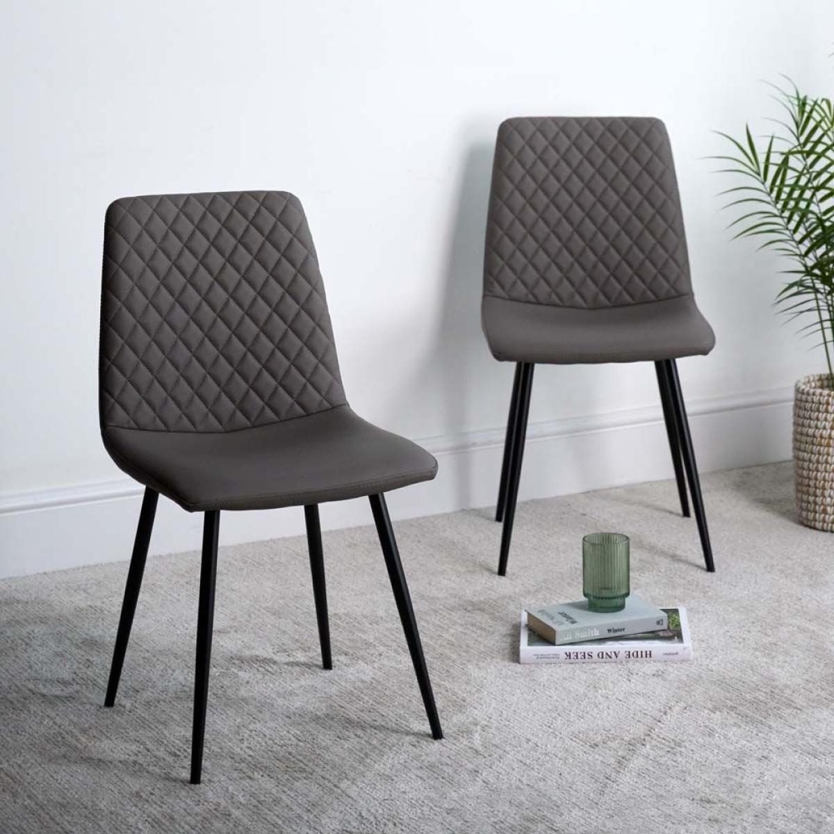Kamala Dining Table 140cm Ripley Chairs x4 Truffle – image 5