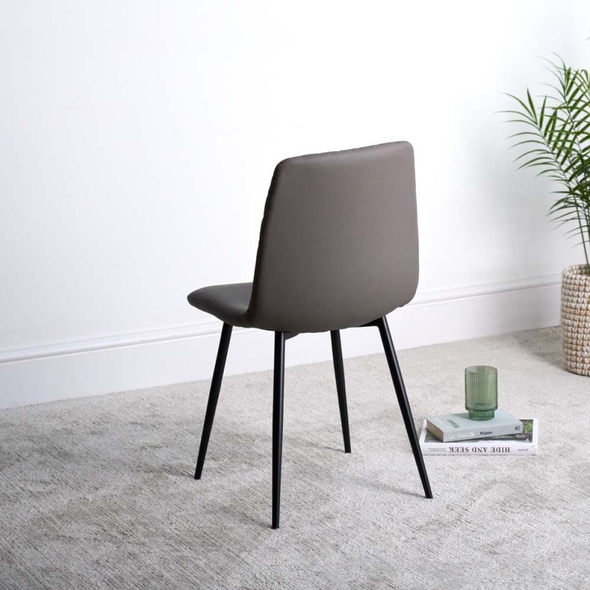 Kamala Dining Table 140cm Ripley Chairs x4 Truffle – image 7