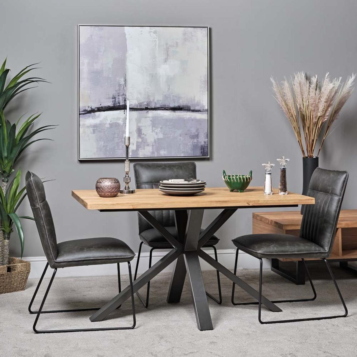 Industrial Dining Table - 135cm – image 2