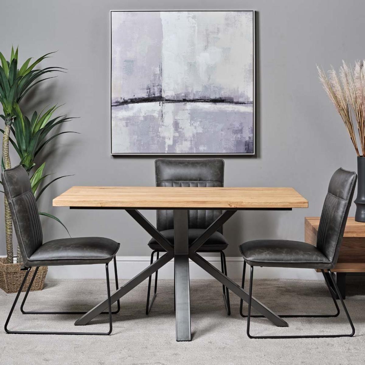 Industrial Dining Table - 135cm – image 4