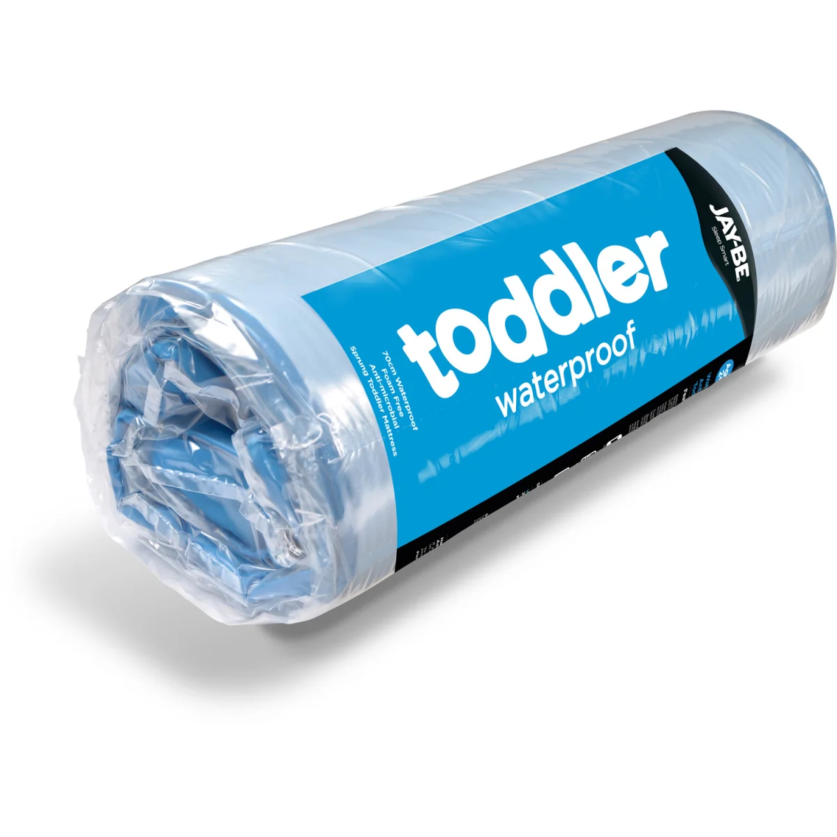 Jay-Be Toddler Waterproof Anti-Allergy Anti-Microbial Foam Free Sprung Mattress - Blue – image 6