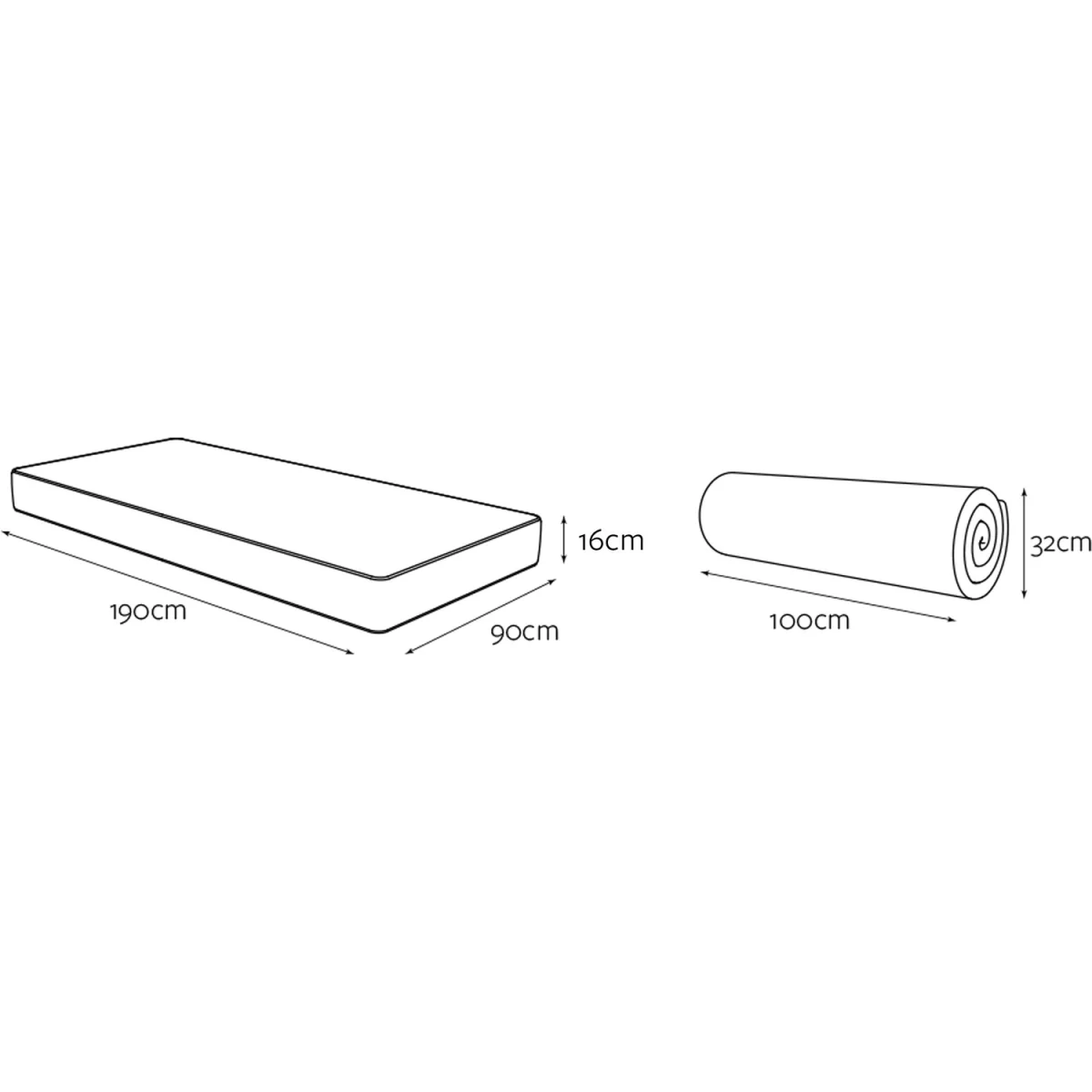 Jay-Be Bunk e-Pocket Eco Friendly Children's Mattress - BLACK AND WHITE – image 11