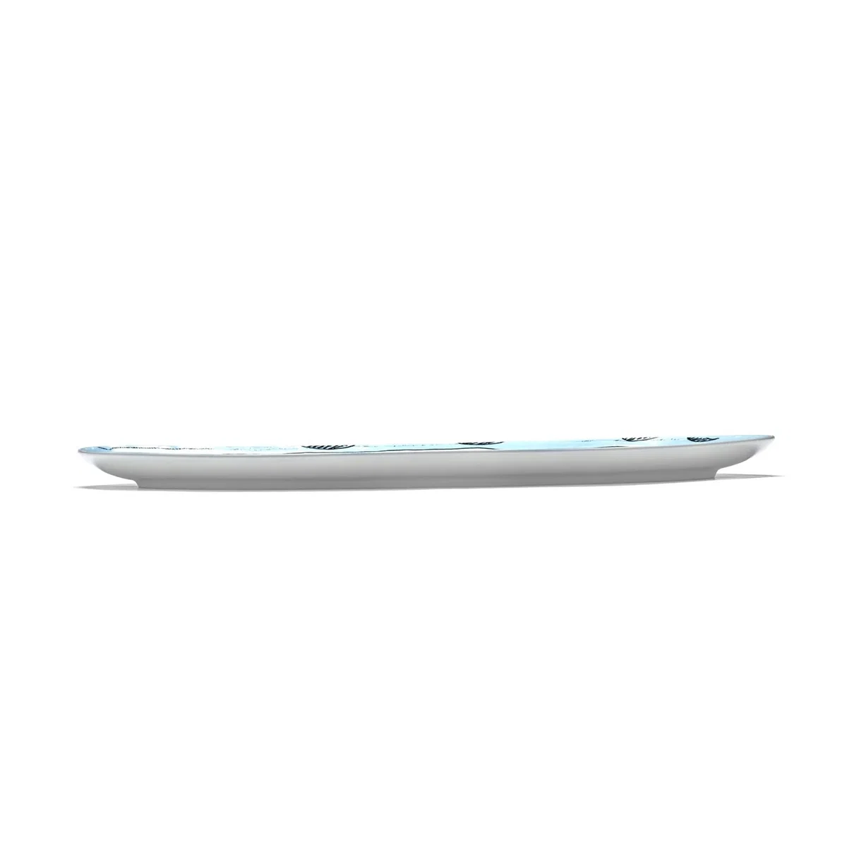 Serax X Marni Camelia Aubergine Midnight Flowers Oval Plate - Large – image 3